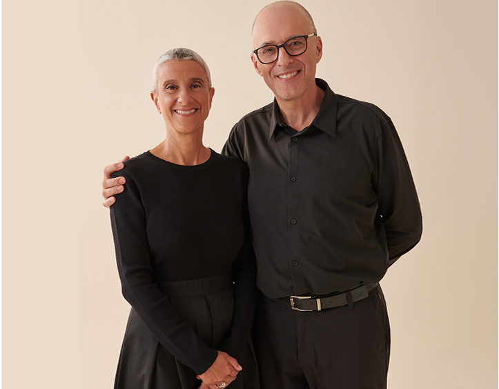 Fran&ccedil;ois Roberge et sa femme souriants