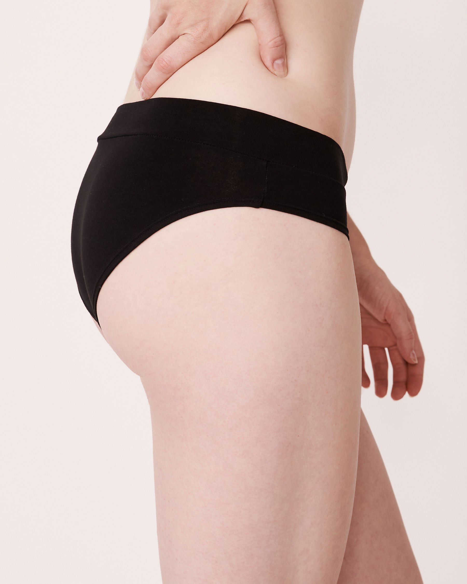 LA VIE EN ROSE Cotton Bikini Panty Black 564-212-0-00 - View2