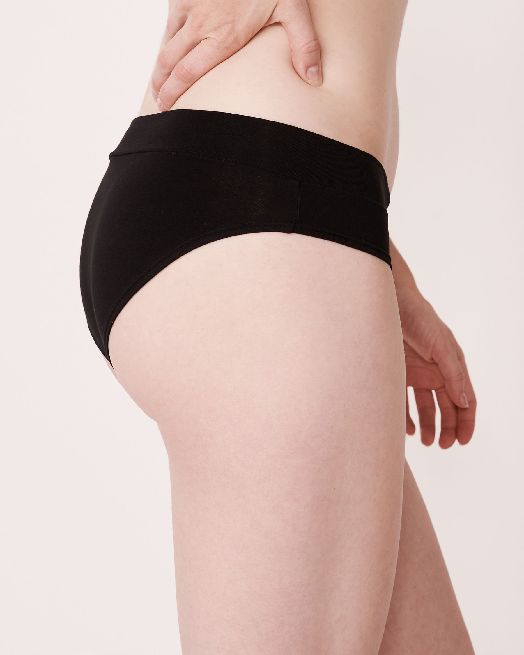 LA VIE EN ROSE Cotton Bikini Panty Black 564-212-0-00 - View2