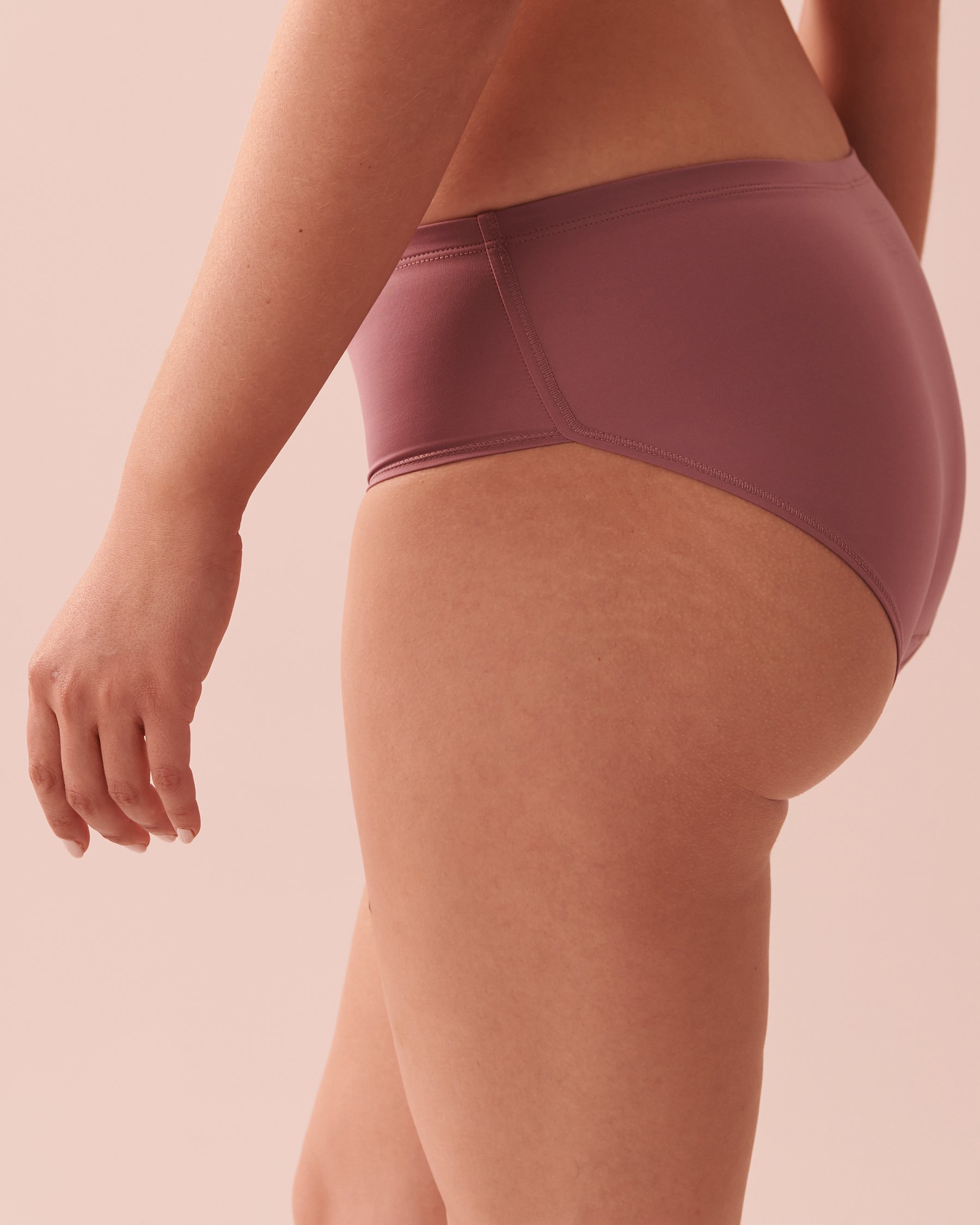 Culotte menstruelle coupe aux hanches absorption super Mauve 20300245 - Voir3