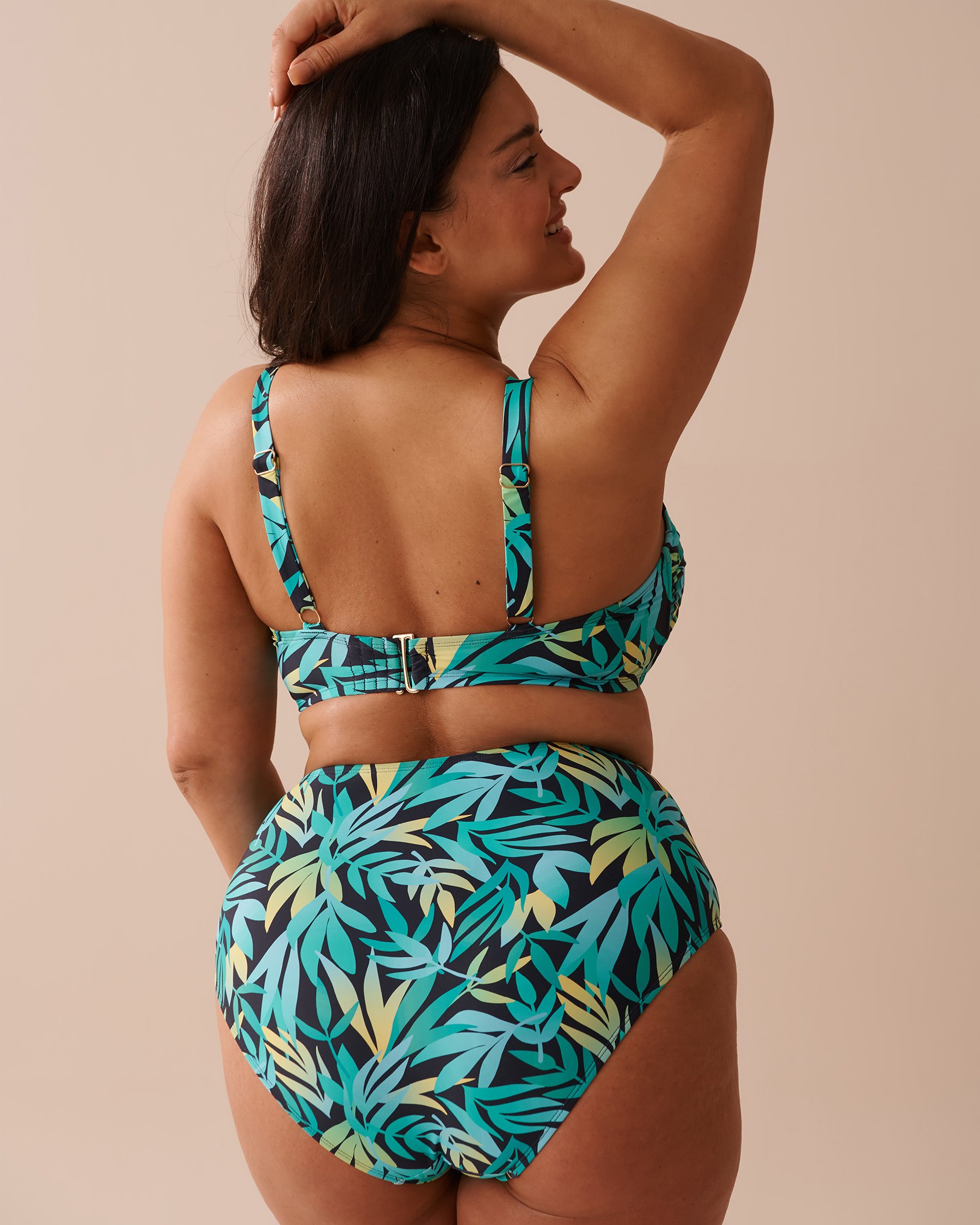 LA VIE EN ROSE AQUA RAINFOREST DD Cup Triangle Bikini Top Rainforest 70200135 - View2