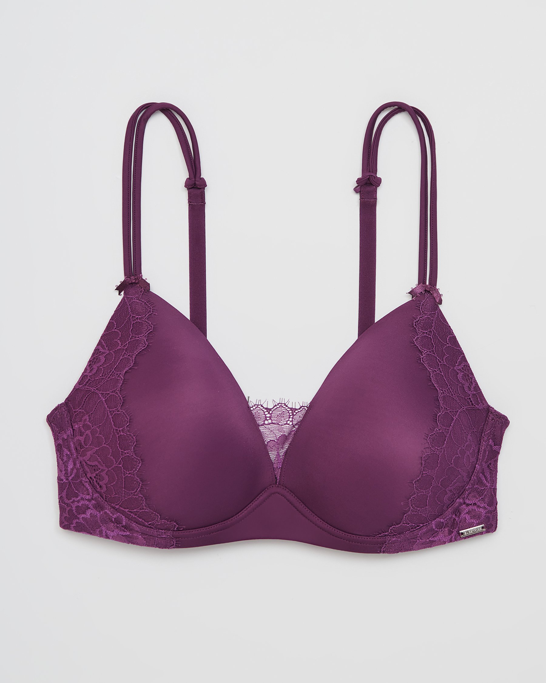 LA VIE EN ROSE Soutien-gorge mastectomie doublure légère sans armatures Violet vibrant 10200422 - View1