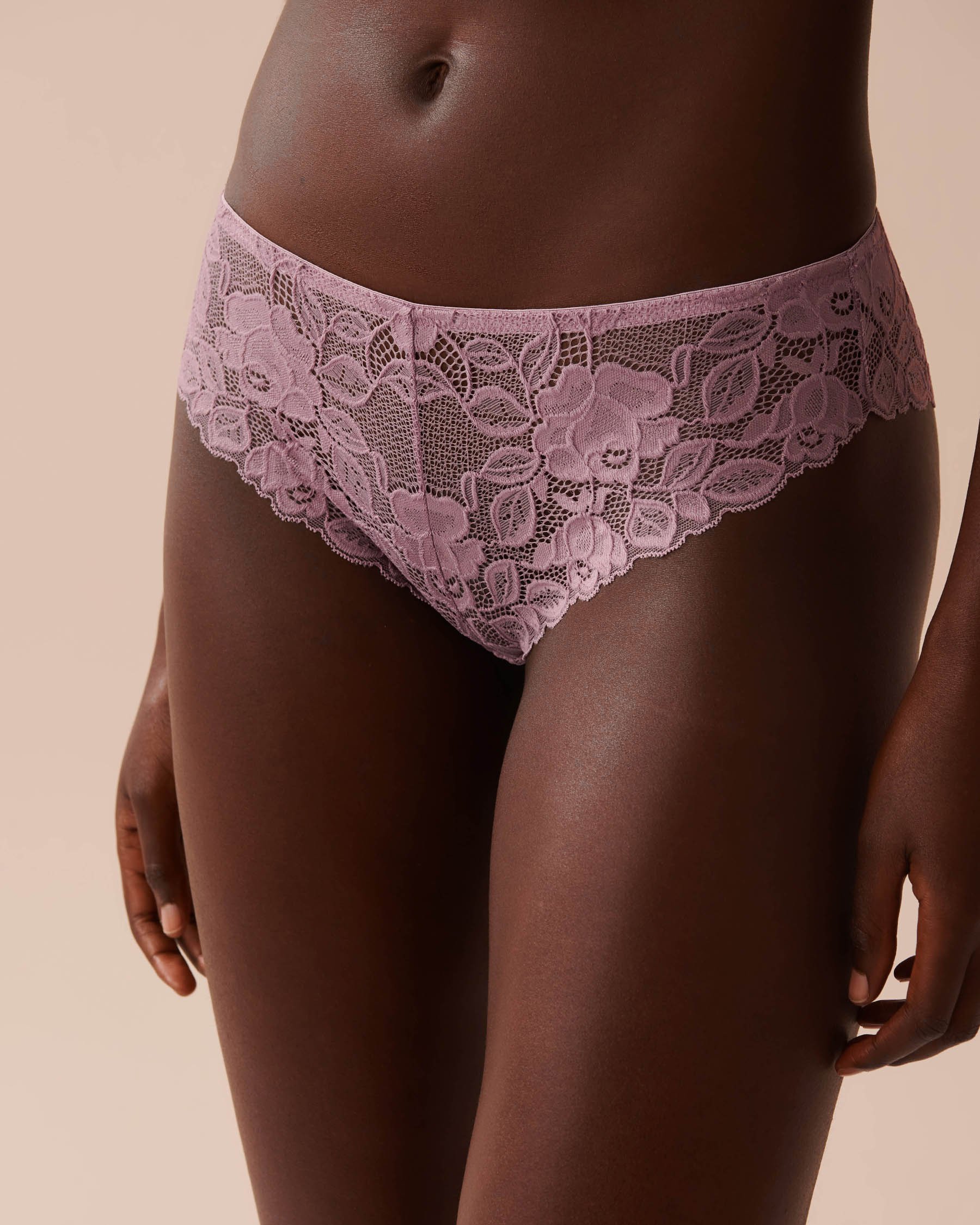 LA VIE EN ROSE Lace 2-piece Set Dusty Orchid 60400043 - View4