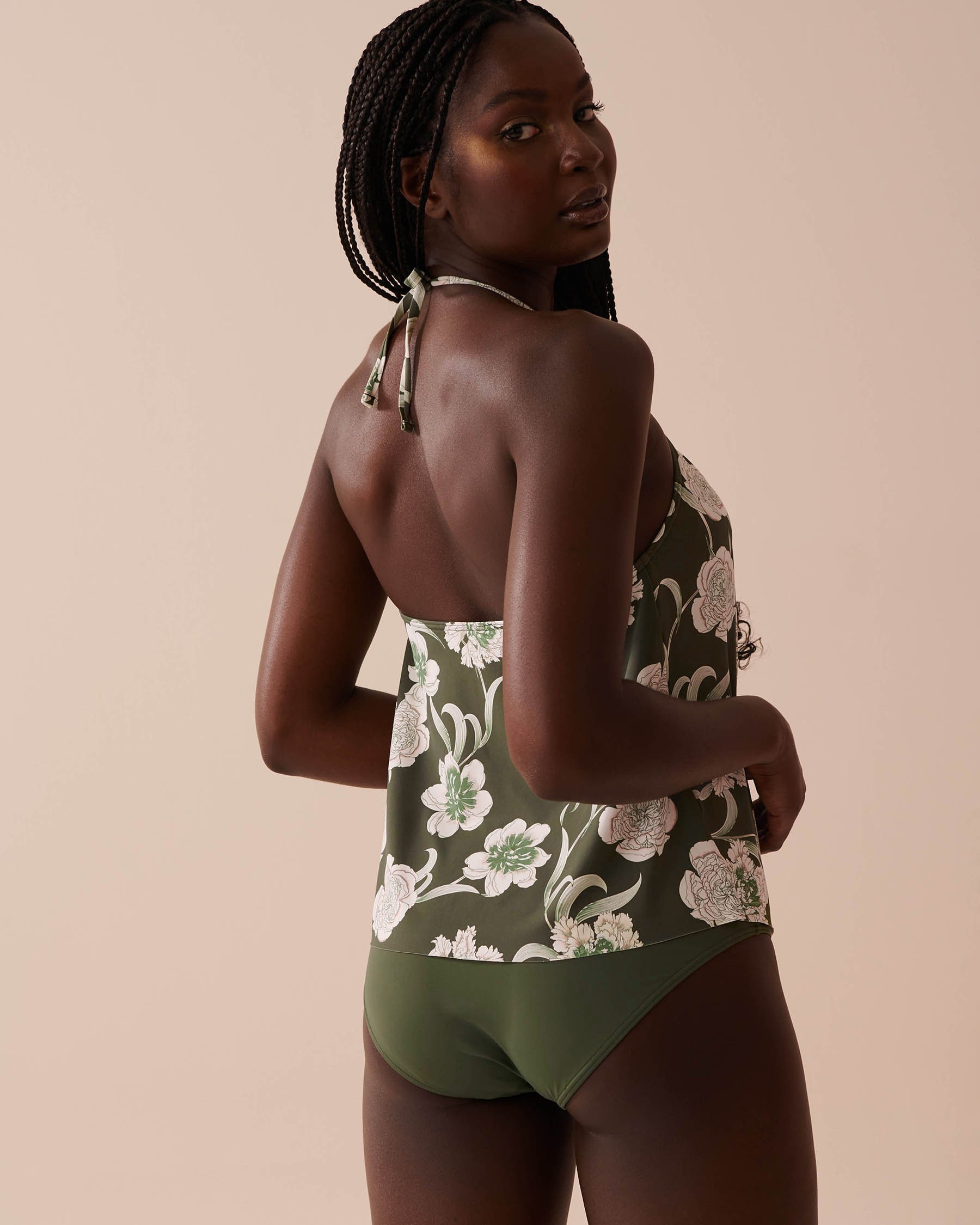 LA VIE EN ROSE AQUA PROVENÇAL BOUQUET Halter Tankini Top Provençal Bouquet 70100652 - View2