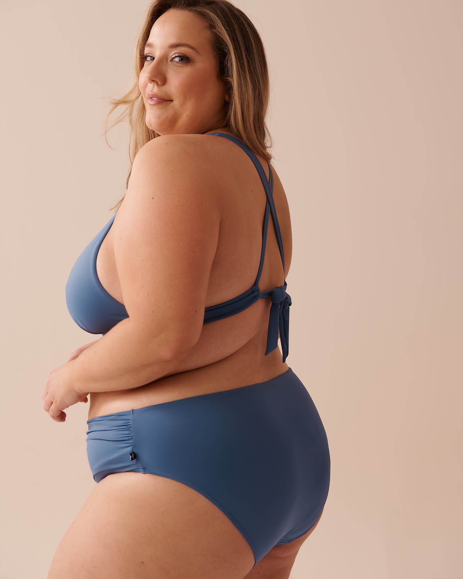 LA VIE EN ROSE AQUA Haut de bikini triangle en fibres recyclées COASTAL BLUE Bleu côtier 70100654 - Voir6