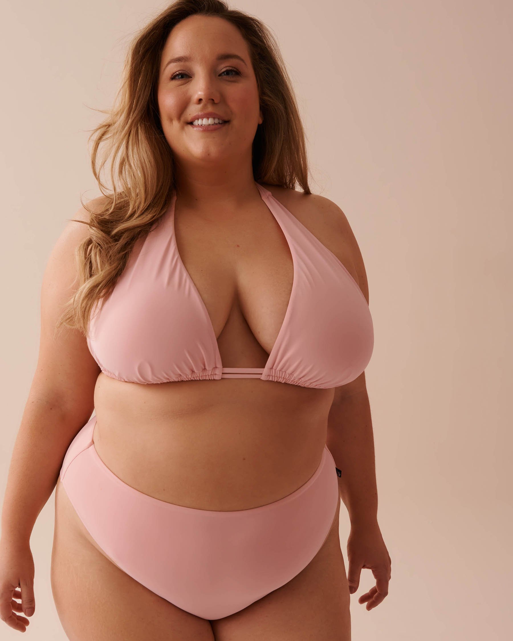 LA VIE EN ROSE AQUA STRAWBERRY MACARON D Cup Triangle Bikini Top Strawberry Macaron 70200142 - View3