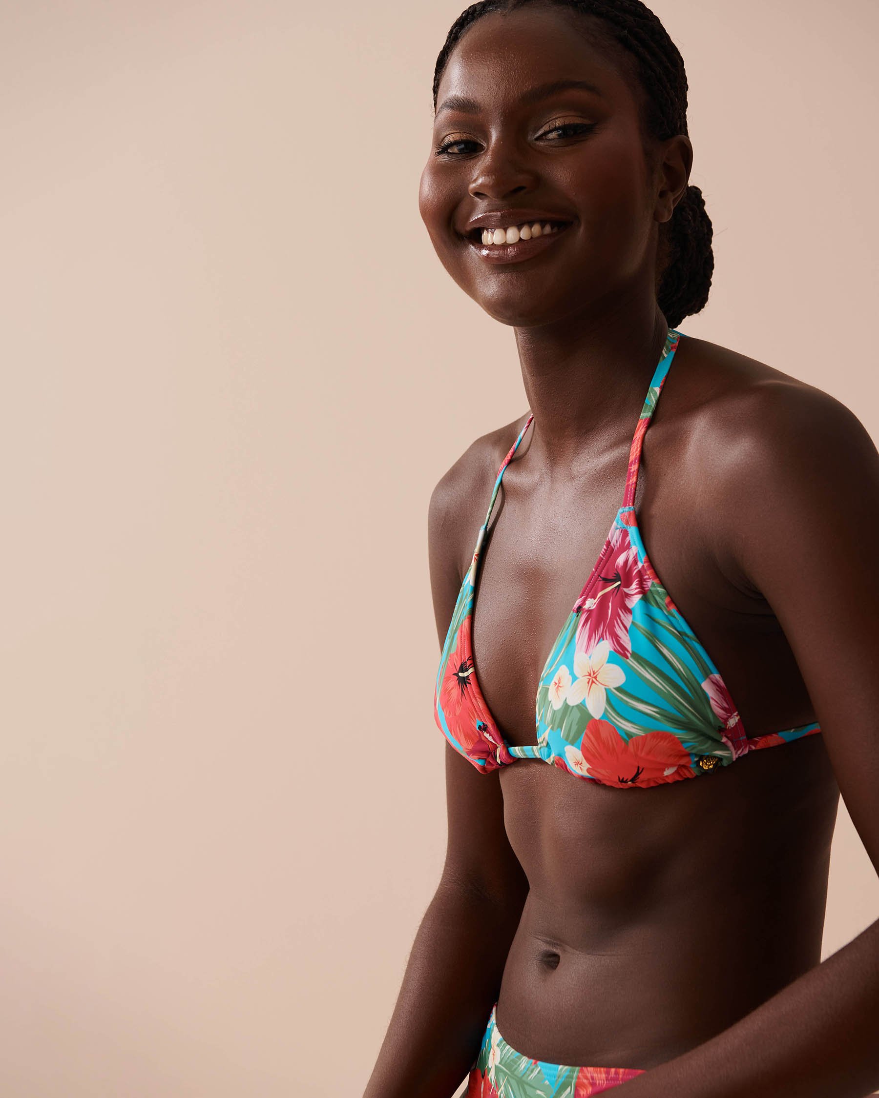 LA VIE EN ROSE AQUA HAWAII Triangle Bikini Top Hawaii 70100672 - View6