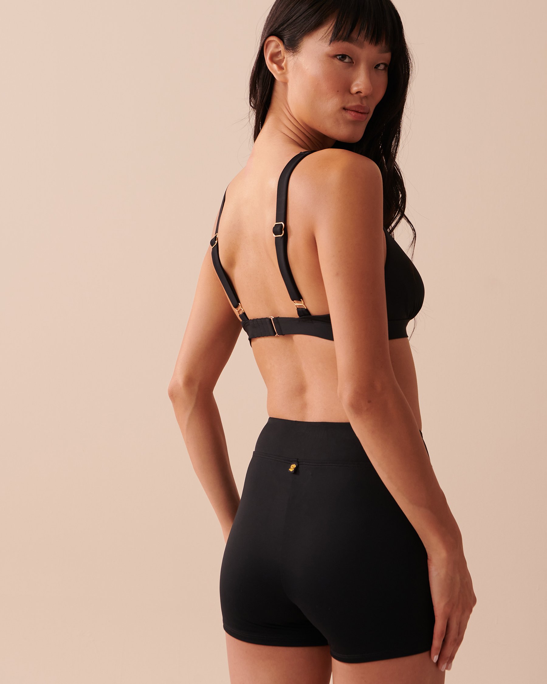 LA VIE EN ROSE AQUA Haut de bikini bralette BLACK Noir 70100564 - View2