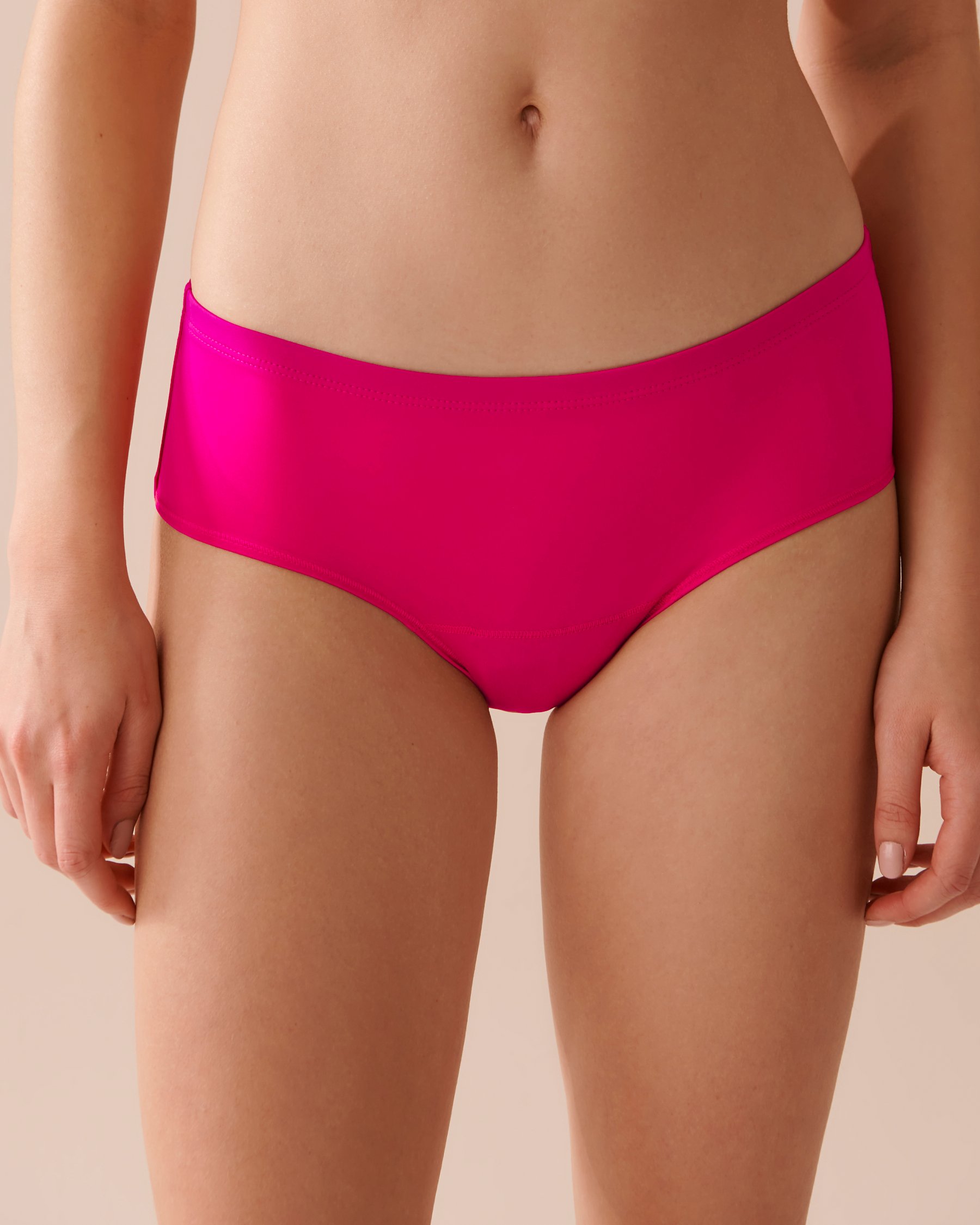 LA VIE EN ROSE Culotte menstruelle coupe aux hanches absorption super Fuchsia éclatant 20400004 - Voir3