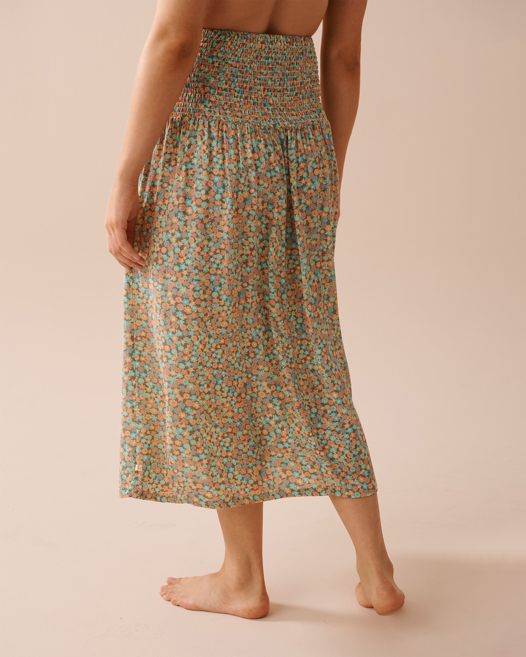 LA VIE EN ROSE AQUA Convertible Strapless Dress Floral Cocktail 80300090 - View6