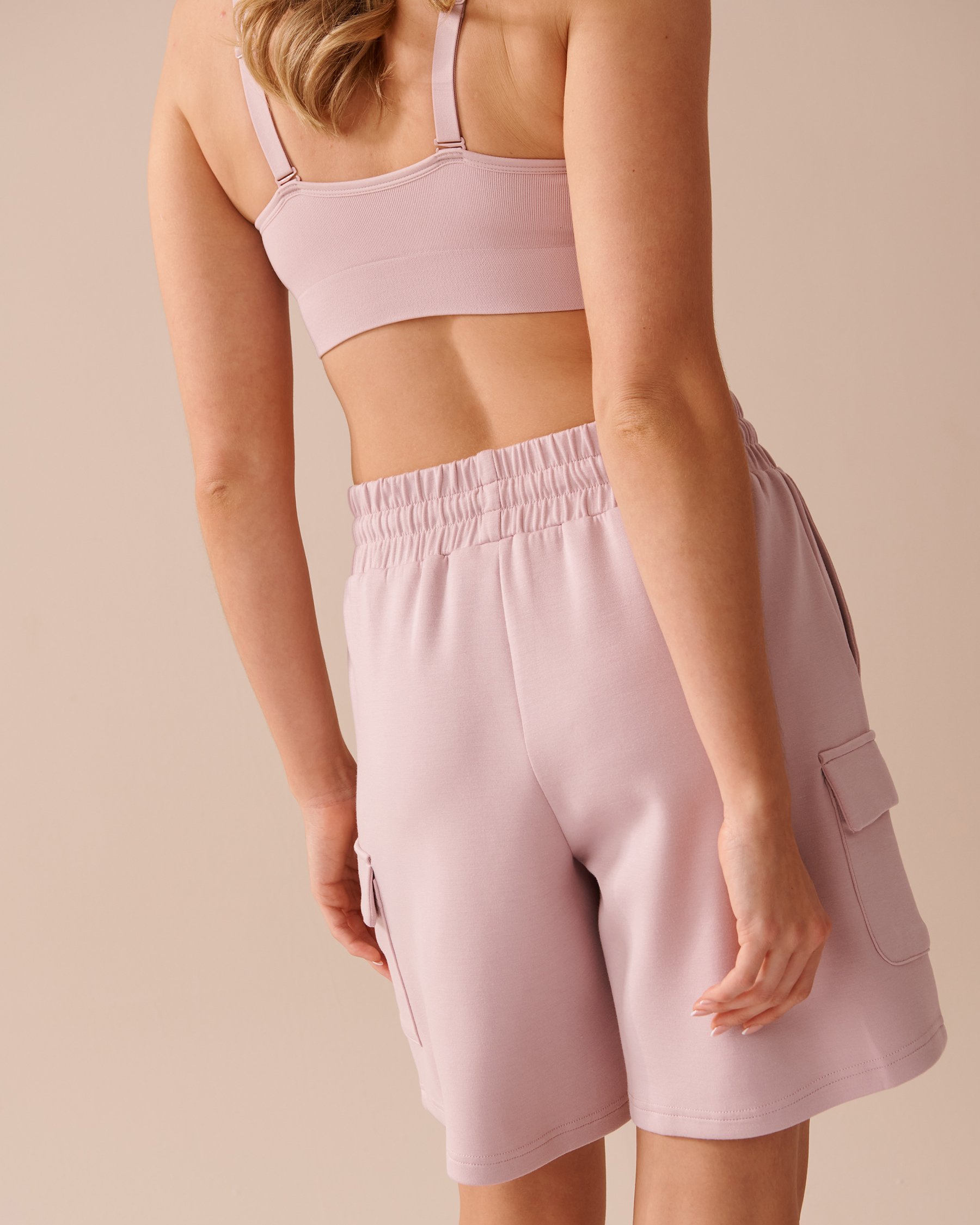 LA VIE EN ROSE Cargo Shorts Dusty Rose 50200071 - View2