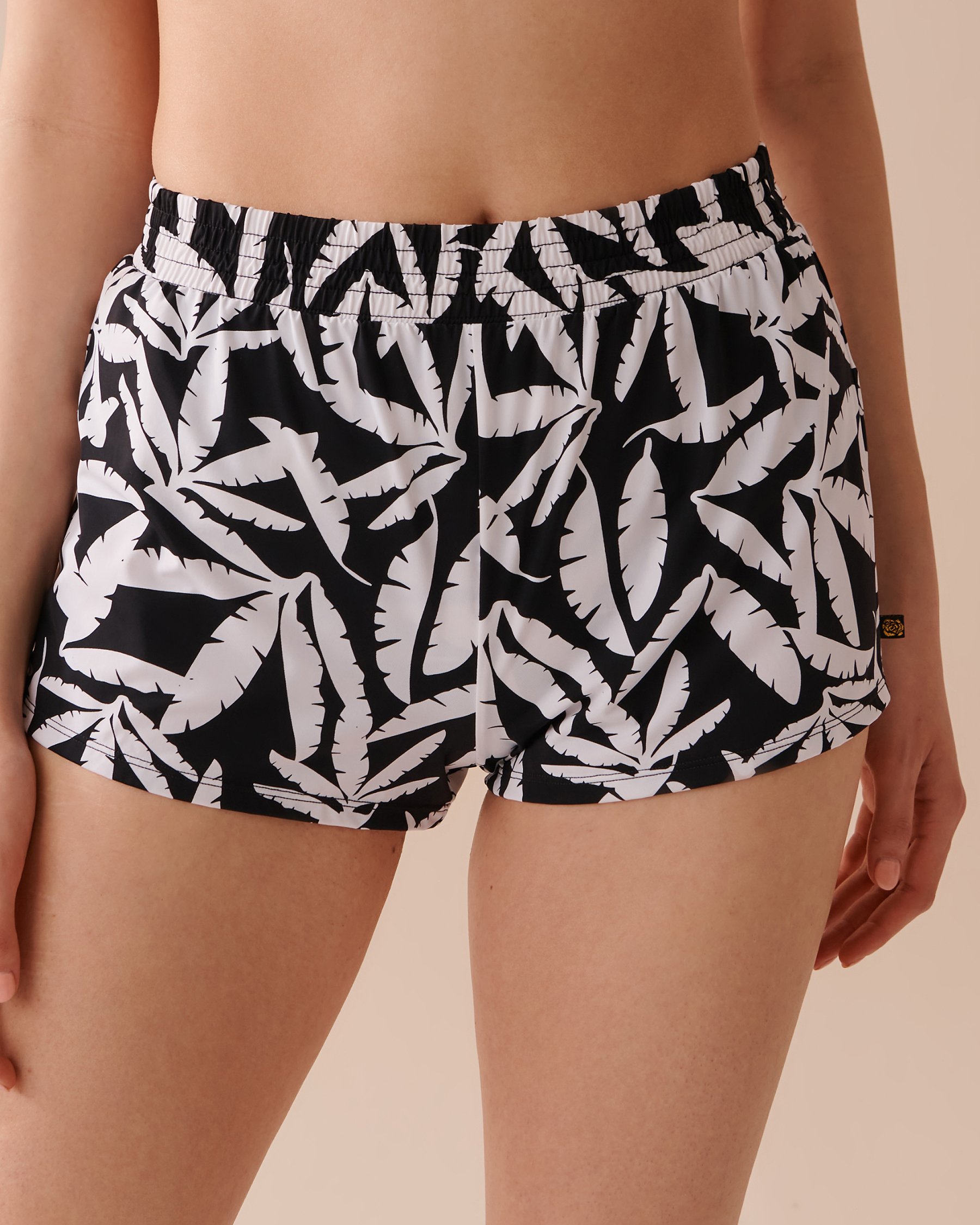LA VIE EN ROSE AQUA MONOCHROME FOLIAGE Swim Shorts Monochrome Foliage 70300555 - View3