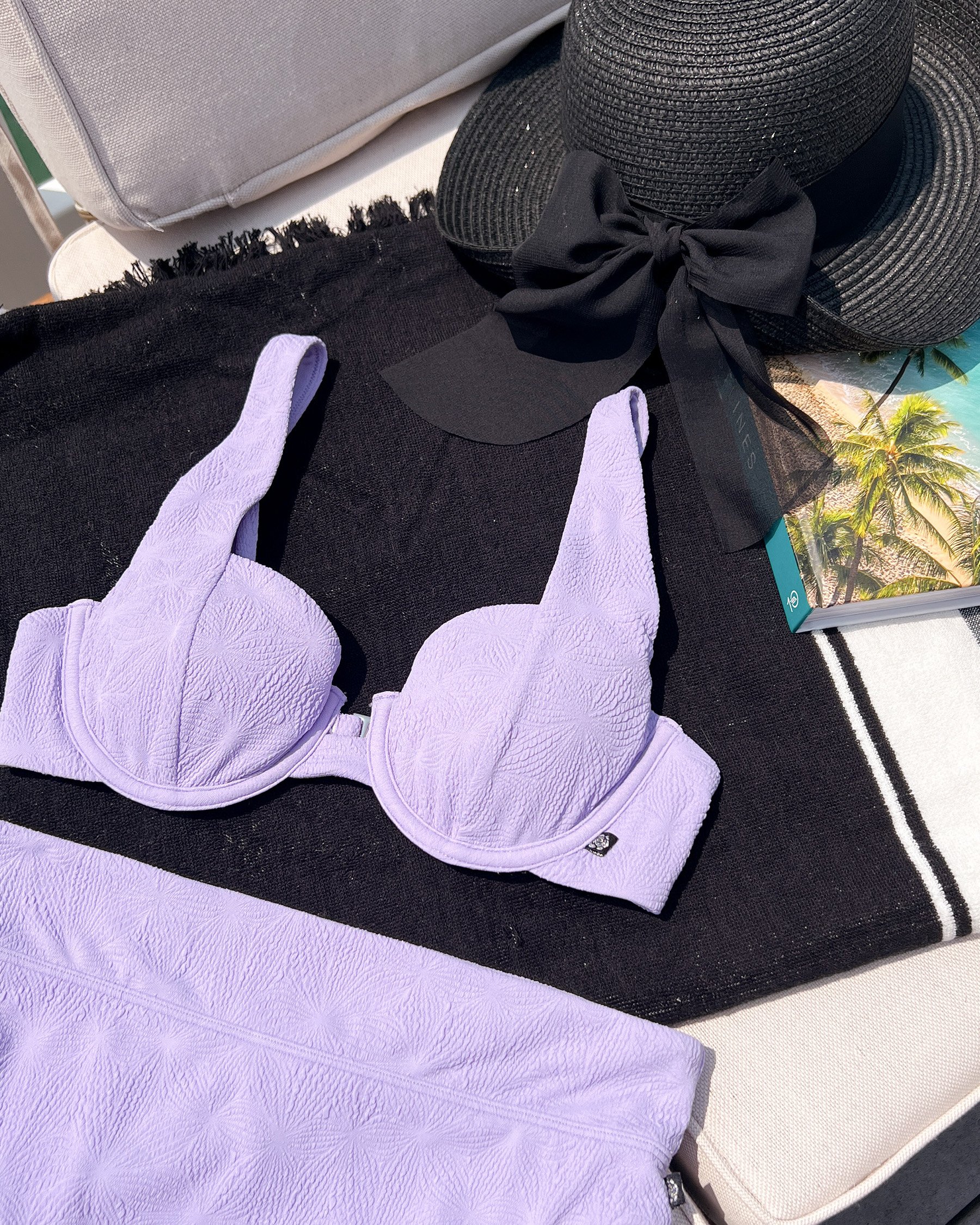 LA VIE EN ROSE AQUA Haut de bikini plongeant LAVENDER POP Lavande acidulée 70100803 - Voir4