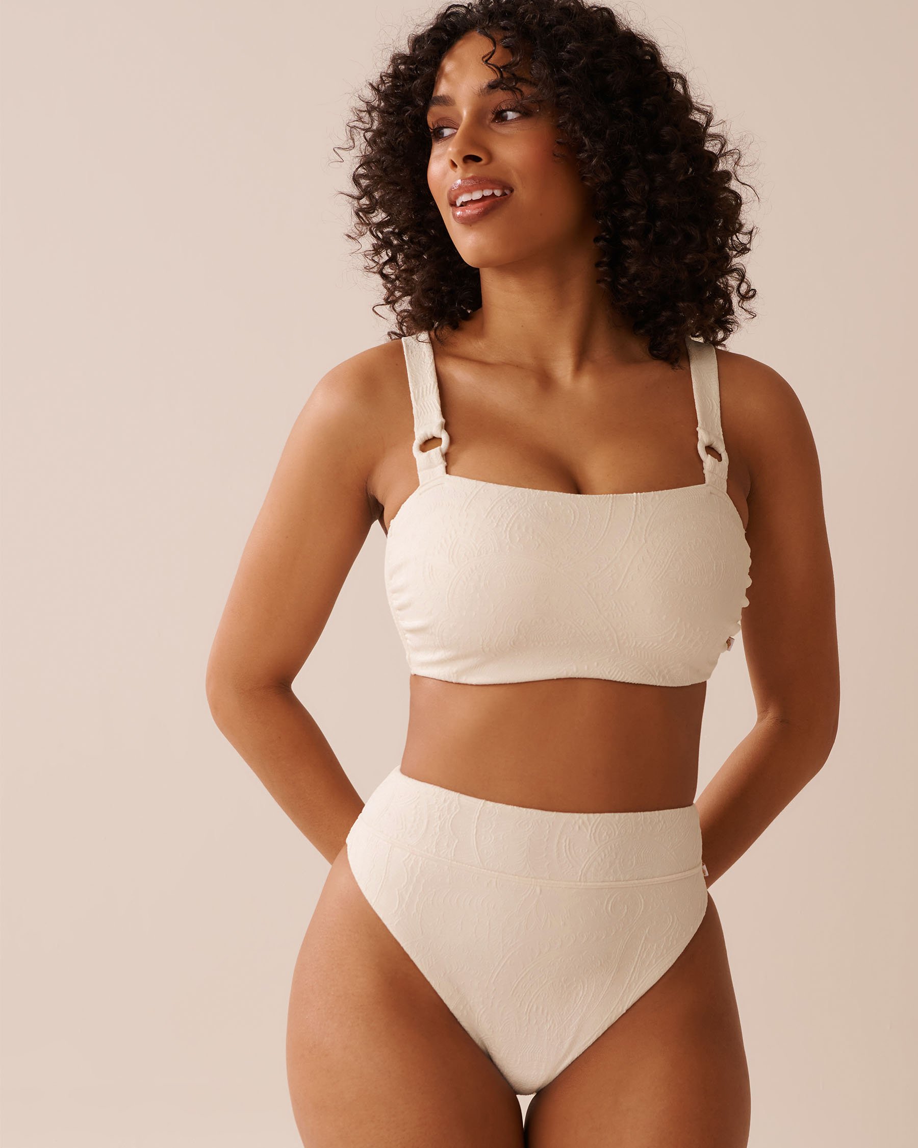 LA VIE EN ROSE AQUA Haut de bikini bandeau bonnet D COCONUT MILK Lait de coco 70200188 - View1