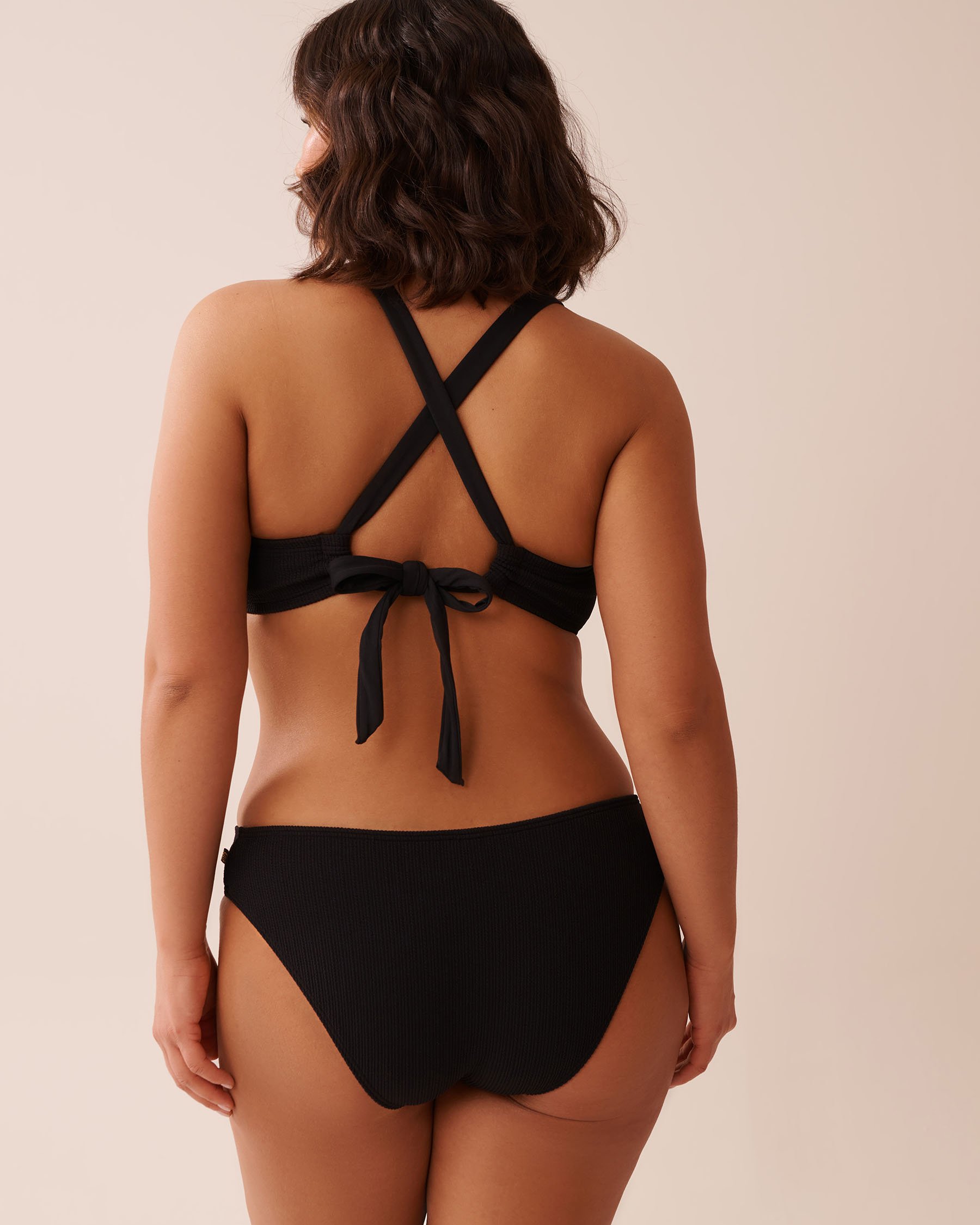 LA VIE EN ROSE AQUA Haut de bikini balconnet bonnet D BLACK Noir 70200186 - View2