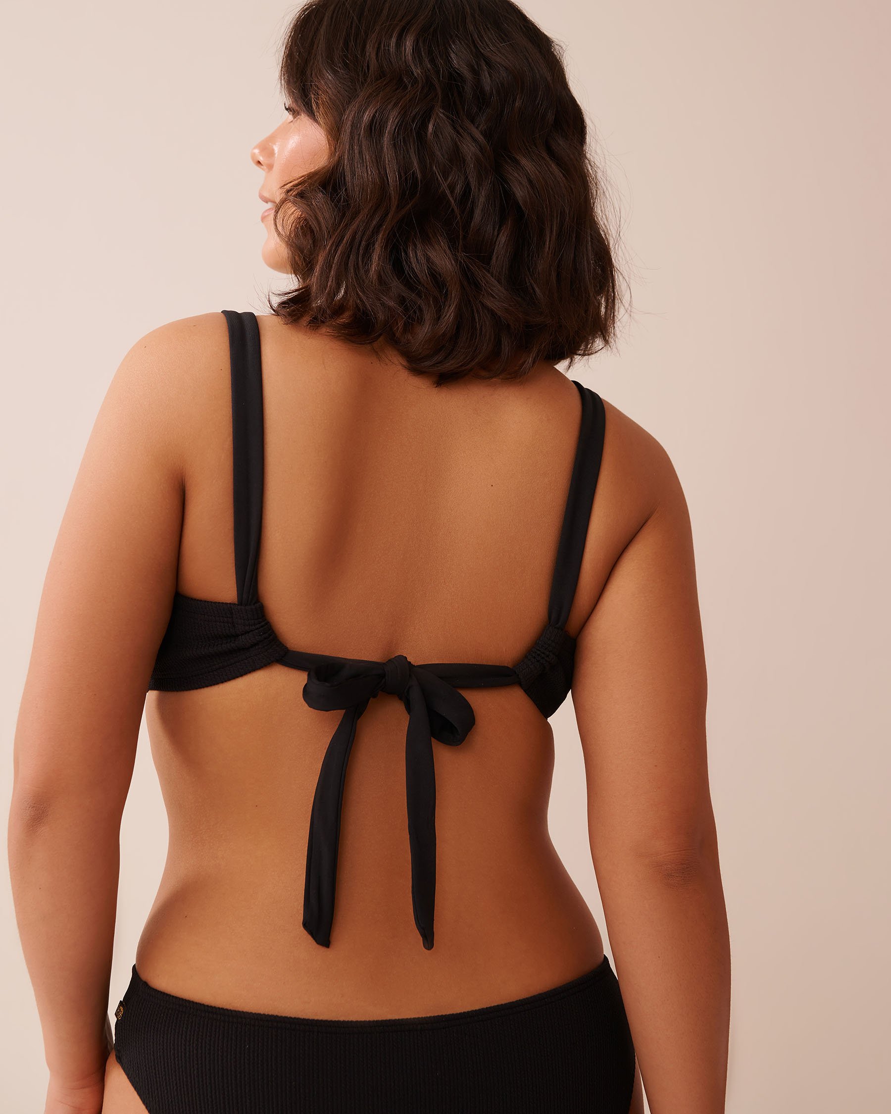 LA VIE EN ROSE AQUA Haut de bikini balconnet bonnet D BLACK Noir 70200186 - View3