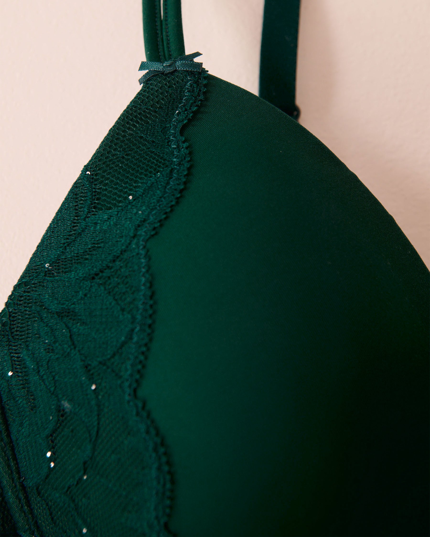 LA VIE EN ROSE Soutien-gorge mastectomie doublure légère sans armatures Vert sapin 10200556 - Voir3