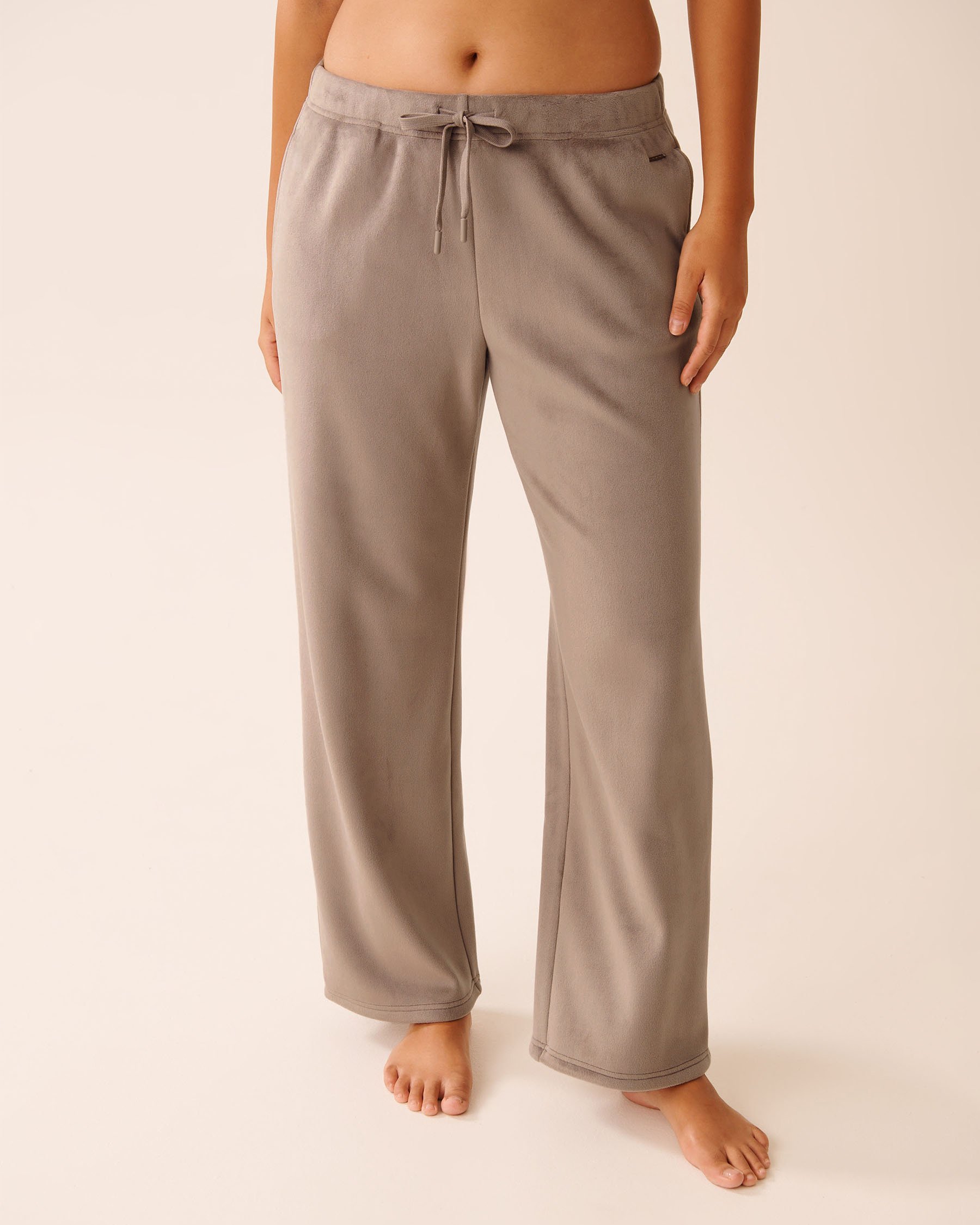 LA VIE EN ROSE Pantalon en velours Brun 50200108 - Voir1