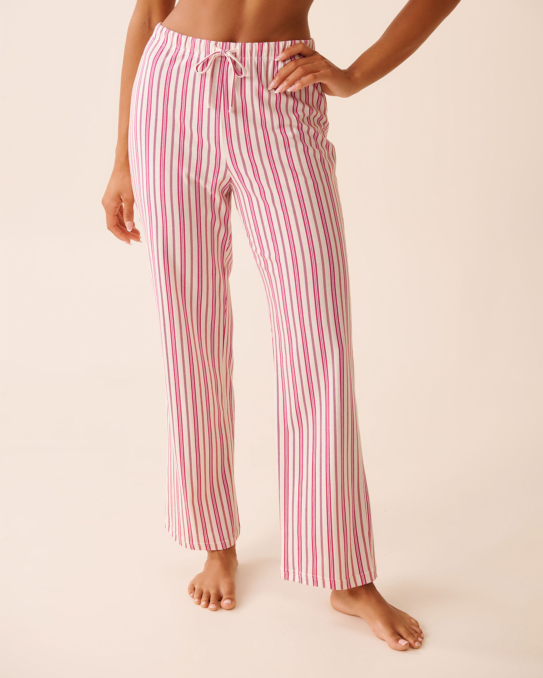 LA VIE EN ROSE Ensemble pyjama en coton imprimé sucre d'orge Bleu/Sucre d'orge 40400087 - View4