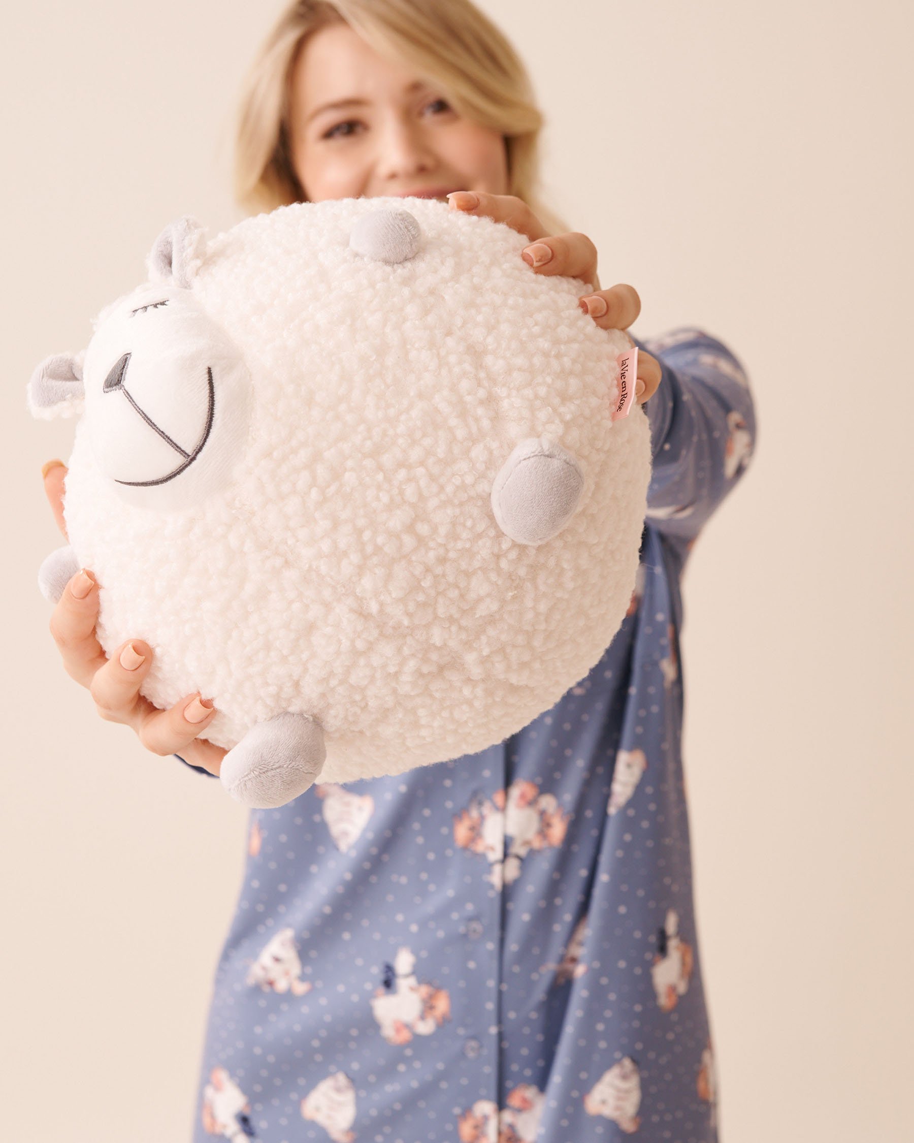 LA VIE EN ROSE Mouton en peluche Blanc/Mouton 40700434 - View2