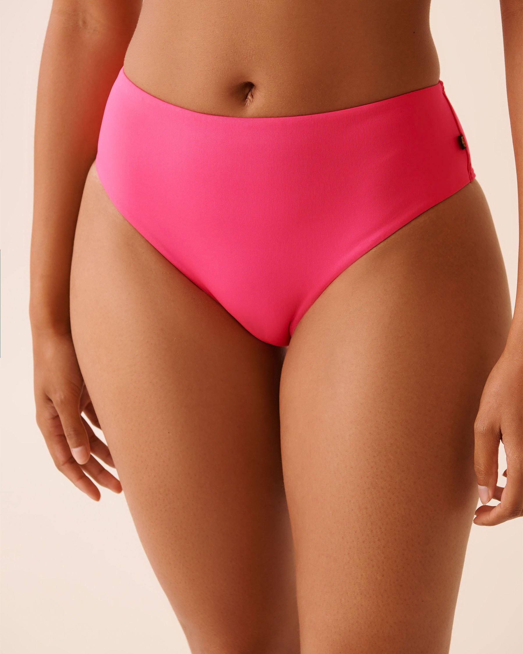 LA VIE EN ROSE AQUA Bas de bikini cheeky taille mi-haute PINK PUNCH Rose électrique 70300804 - View1