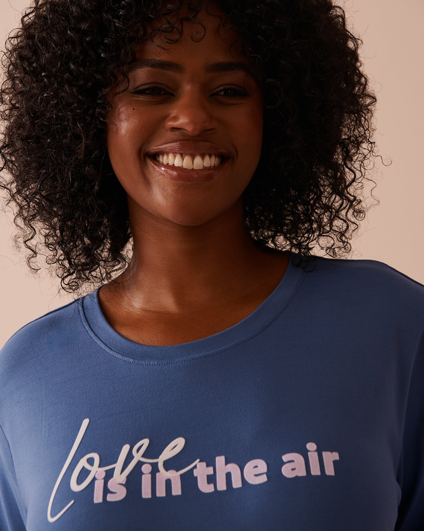 LA VIE EN ROSE Dog Print Super Soft Short Sleeve Sleepshirt Grey Blue 40500402 - View9