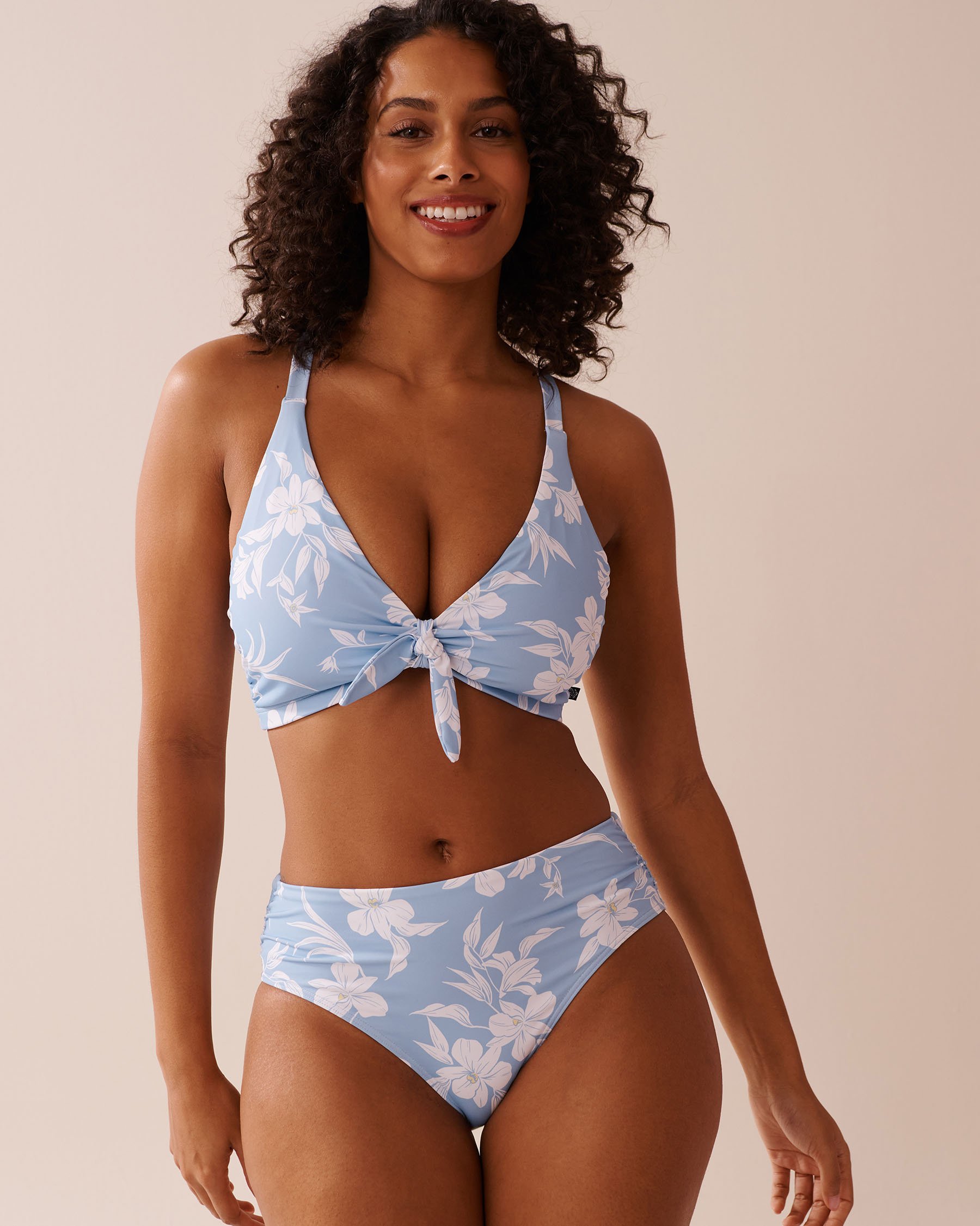 LA VIE EN ROSE AQUA Haut de bikini triangle bonnet D LILY GARDEN Jardin de lys 70200169 - Voir1
