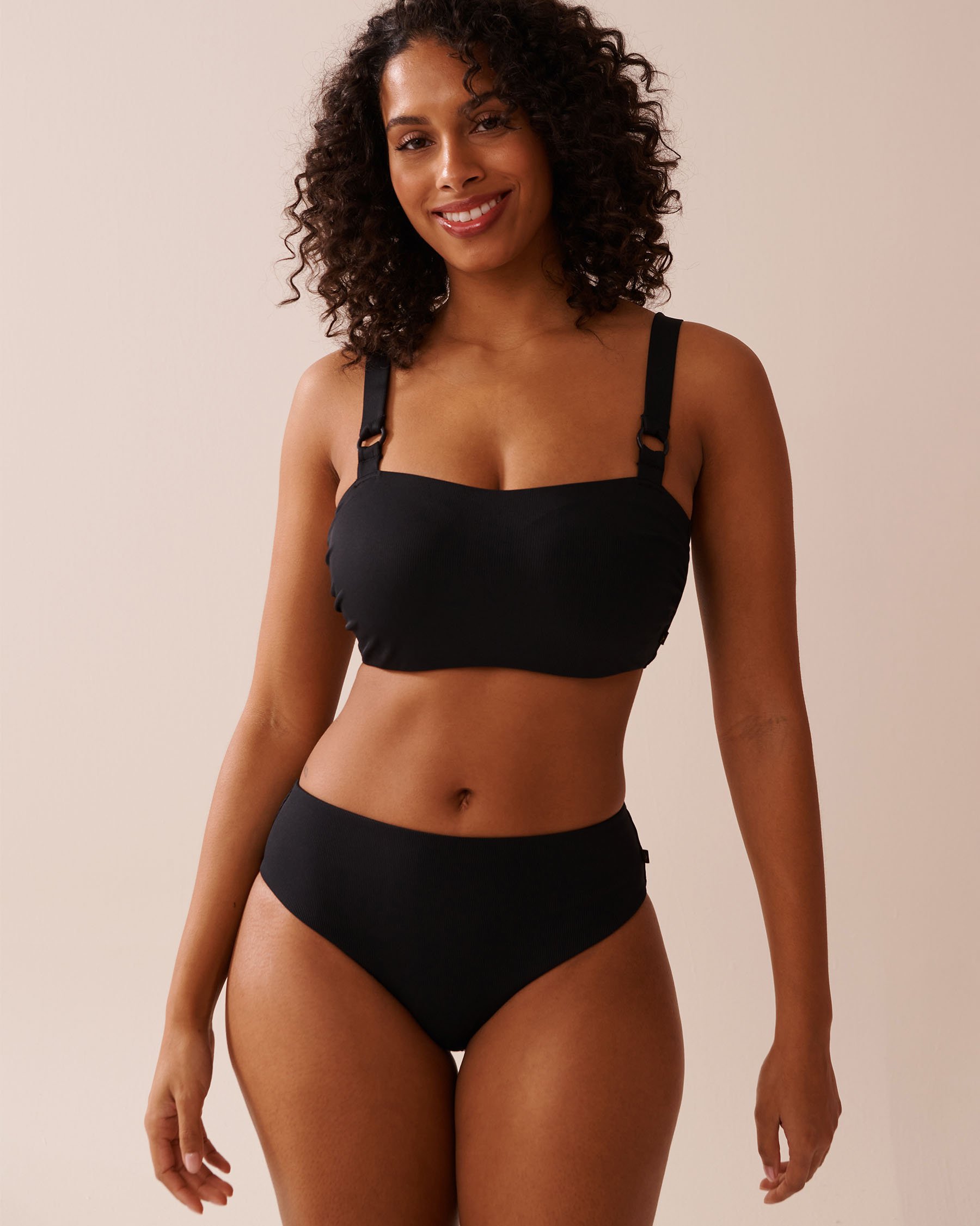LA VIE EN ROSE AQUA Haut de bikini bandeau bonnet D BLACK Noir 70200165 - Voir1
