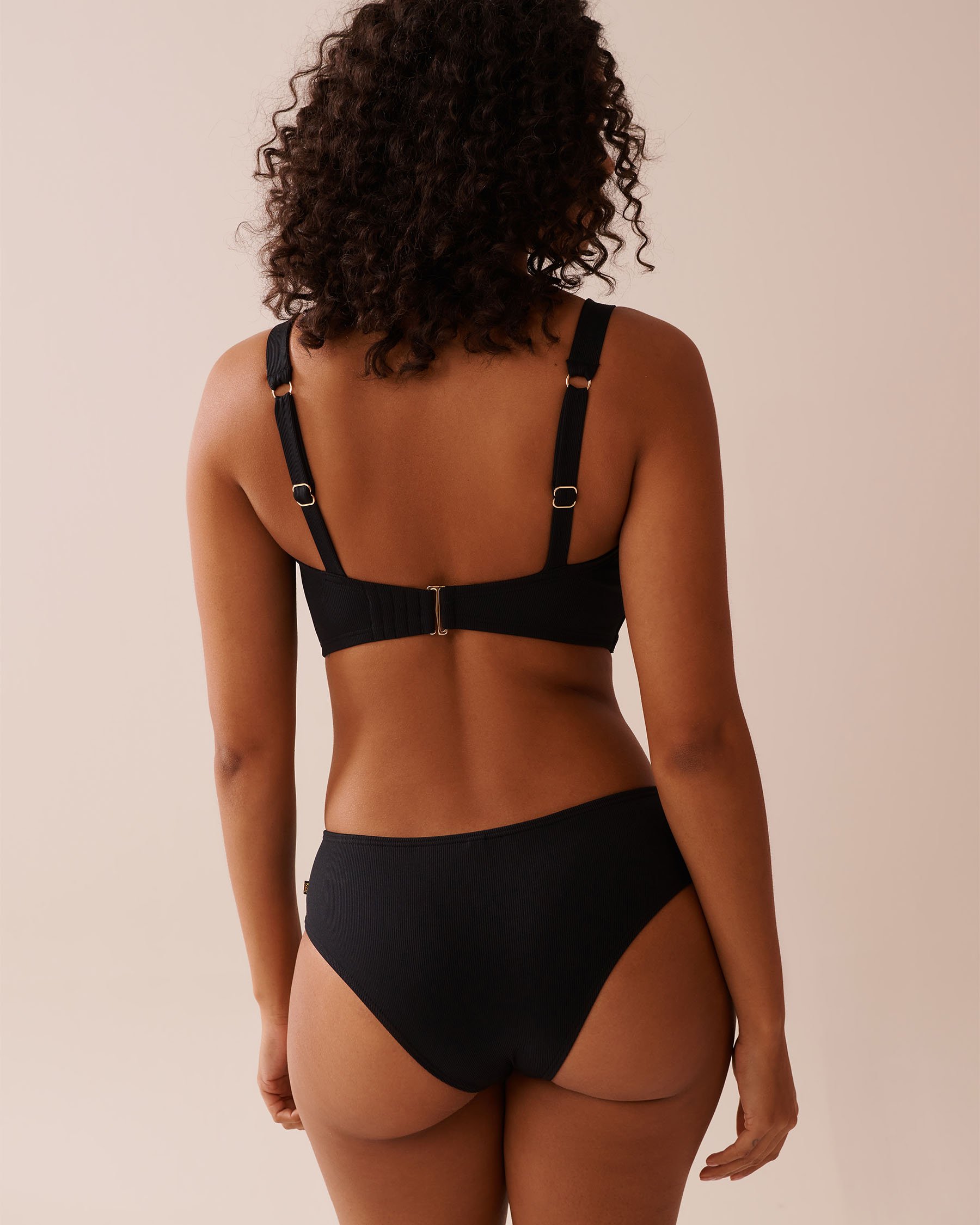 LA VIE EN ROSE AQUA Haut de bikini bandeau bonnet D BLACK Noir 70200165 - Voir2