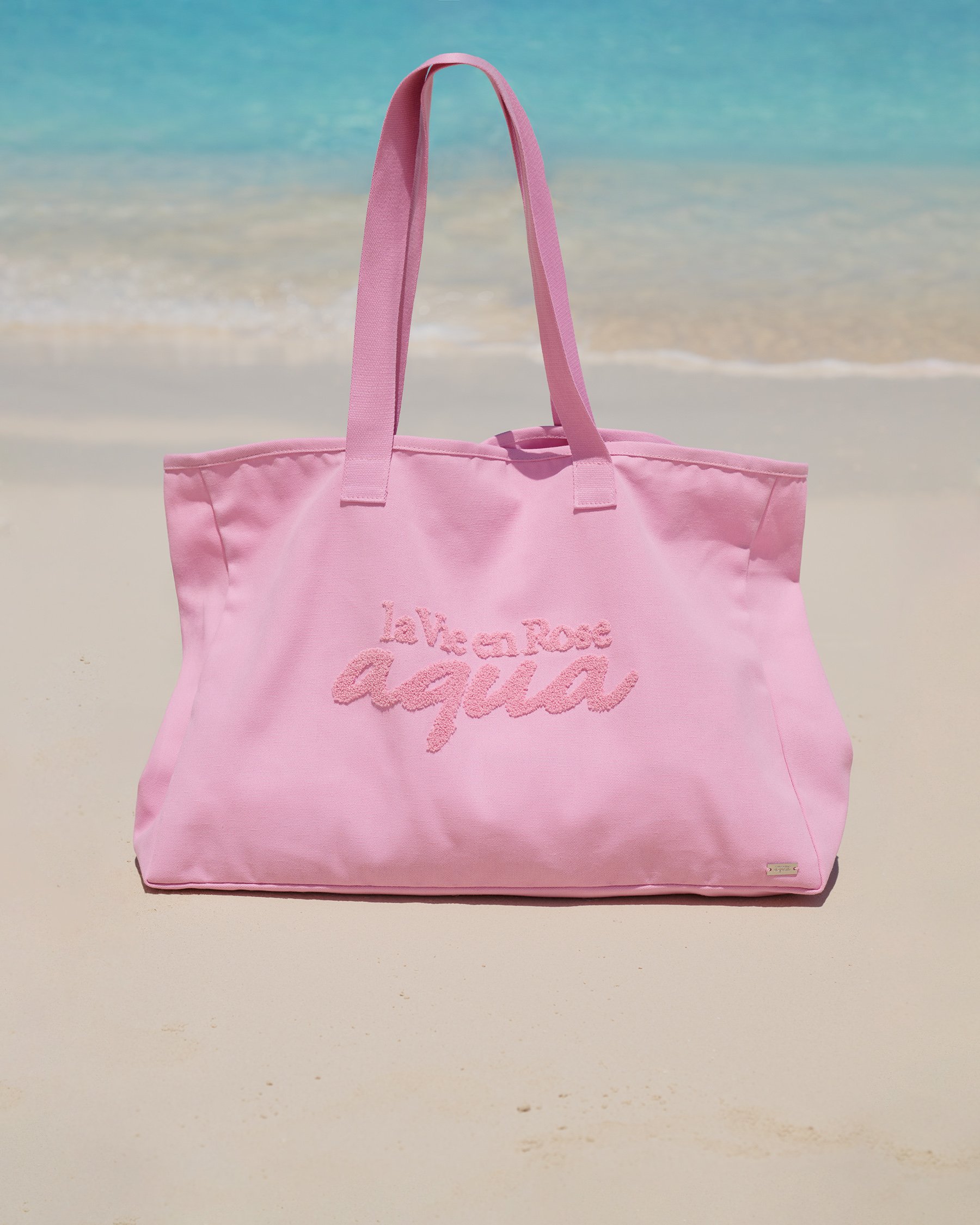 LA VIE EN ROSE AQUA Sac de plage la Vie en Rose Barbe à papa 80500121 - Voir1