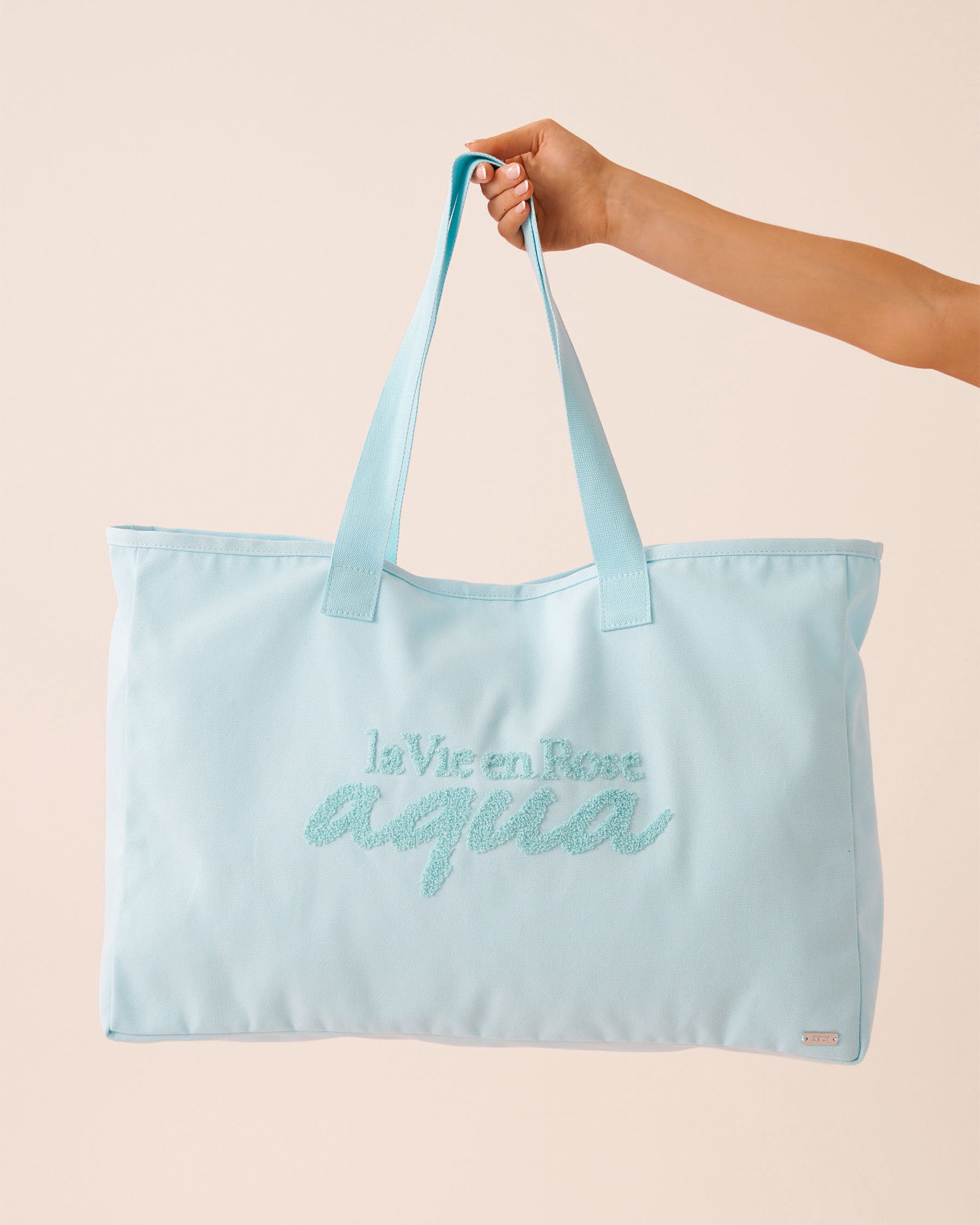 LA VIE EN ROSE AQUA Sac de plage la Vie en Rose Mer des Caraïbes 80500121 - Voir1