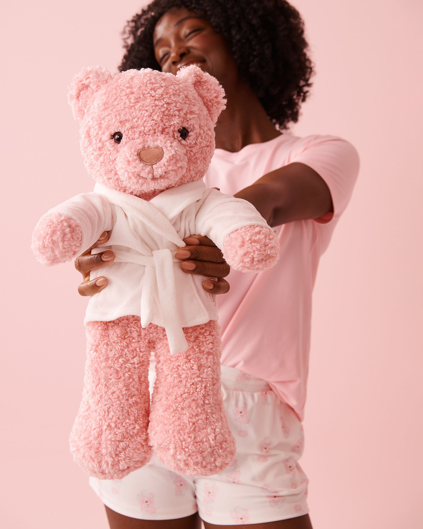 LA VIE EN ROSE Ourson en peluche Rose/Ourson 40700447 - View2