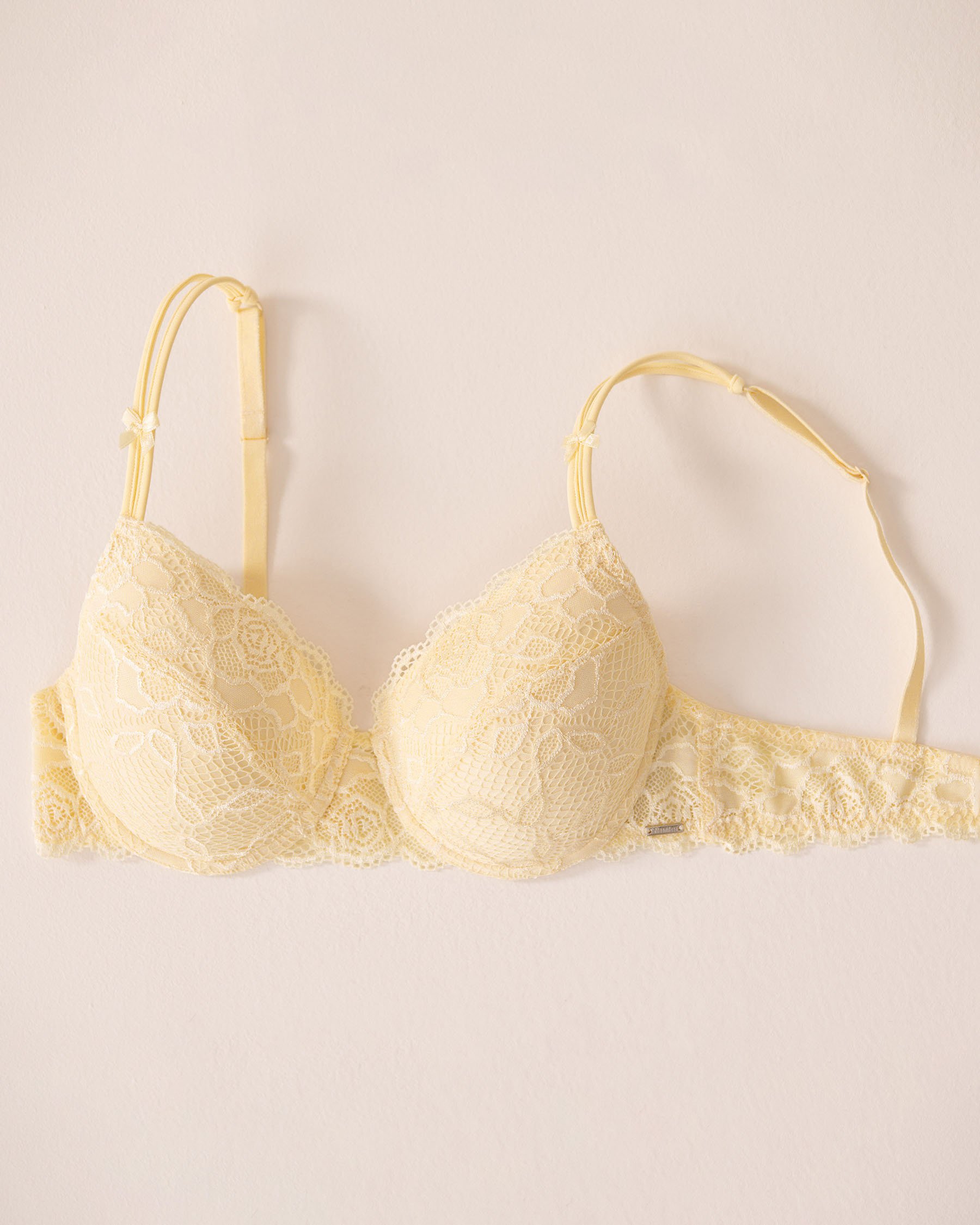 LA VIE EN ROSE Soutien-gorge mastectomie doublure légère Jaune pâle 10200591 - View4