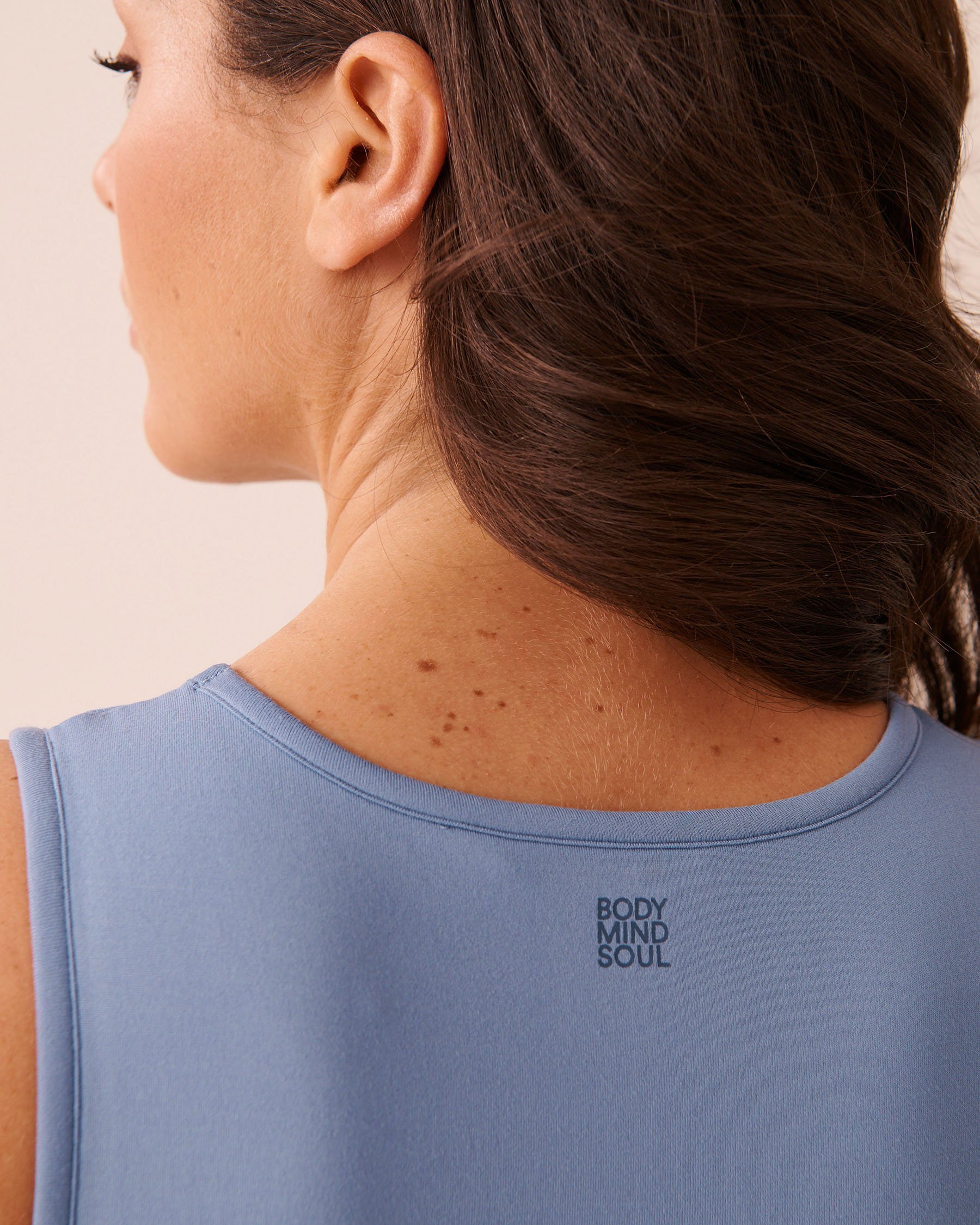 LA VIE EN ROSE Camisole épaisse ultra-douce à soutien intégré Bleu doux 50100130 - Voir3