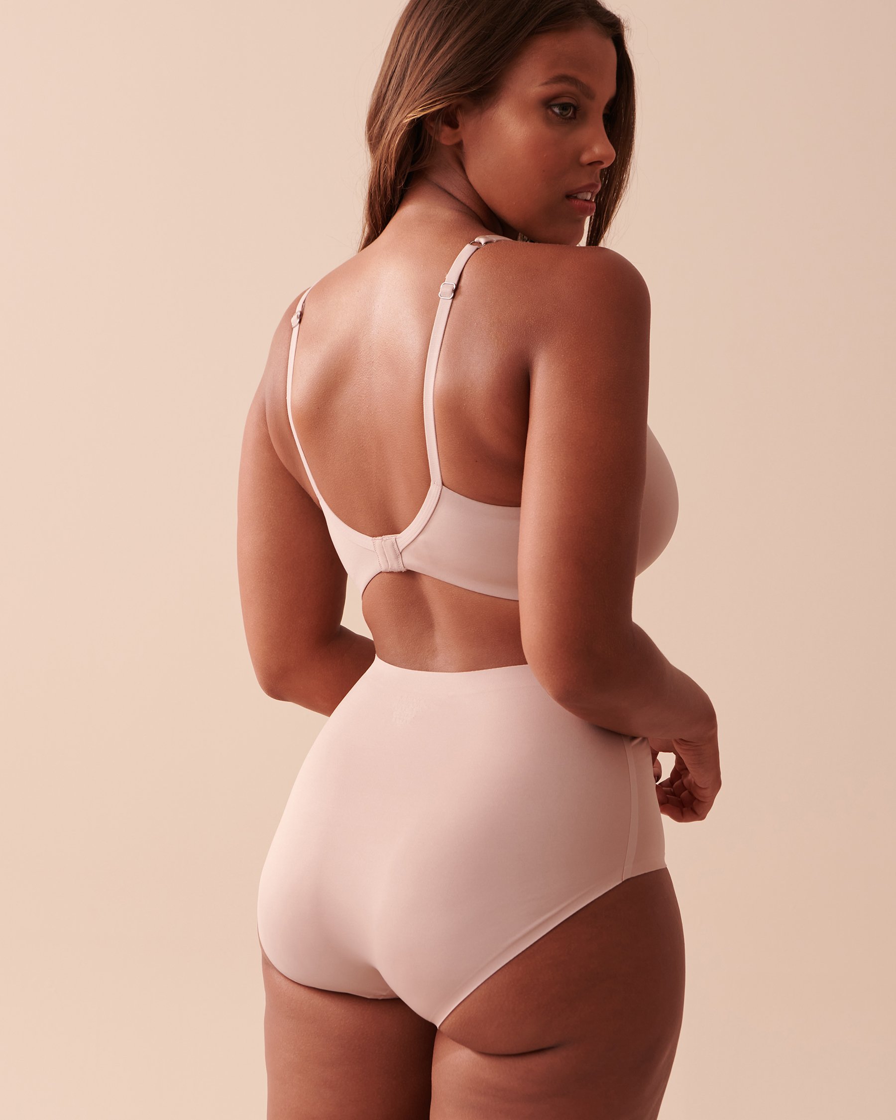 LA VIE EN ROSE Lightly Lined Flexible Demi Bra Shadow grey 10200079 - View2