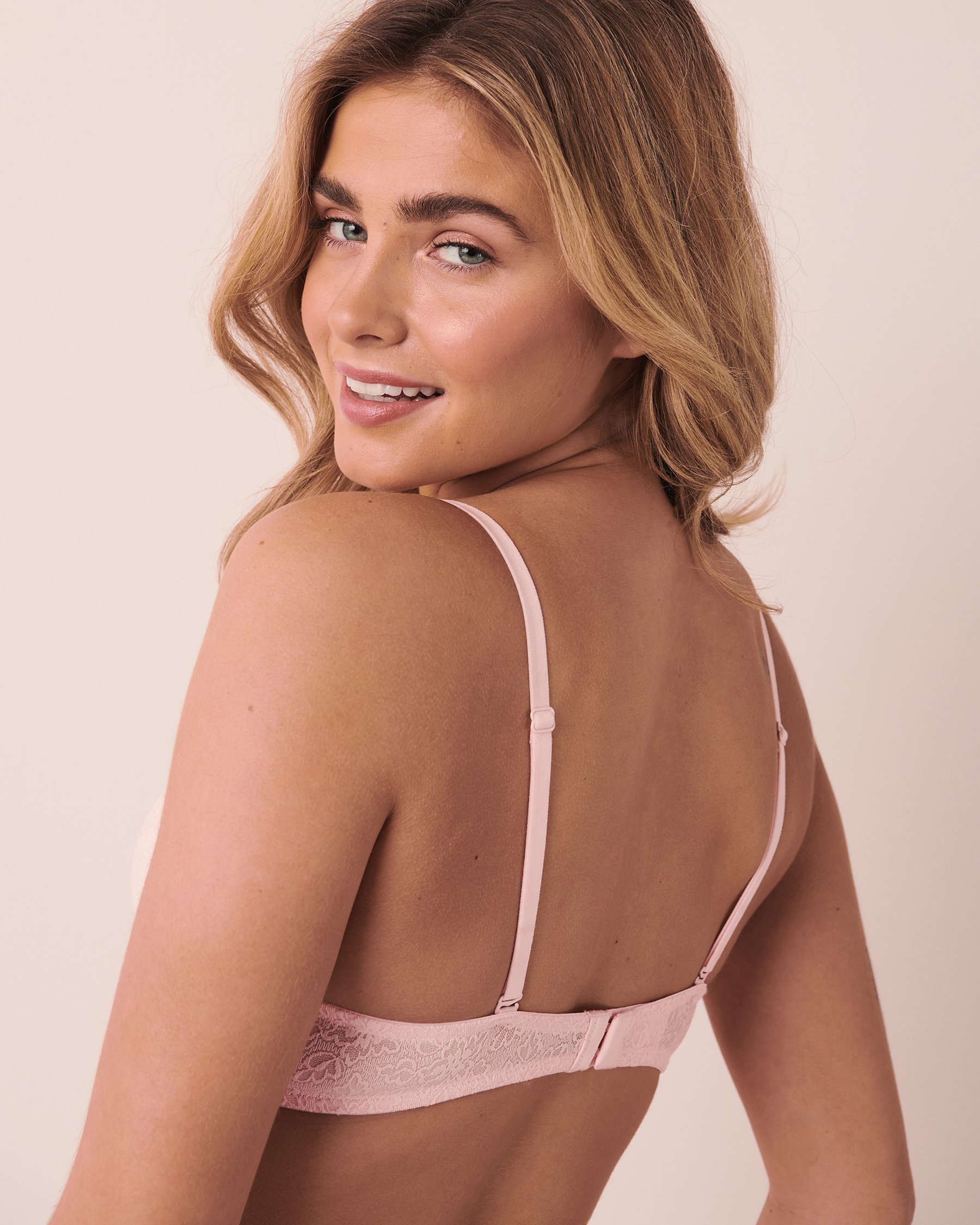 LA VIE EN ROSE Push-up Demi Bra Pink 10300068 - View2