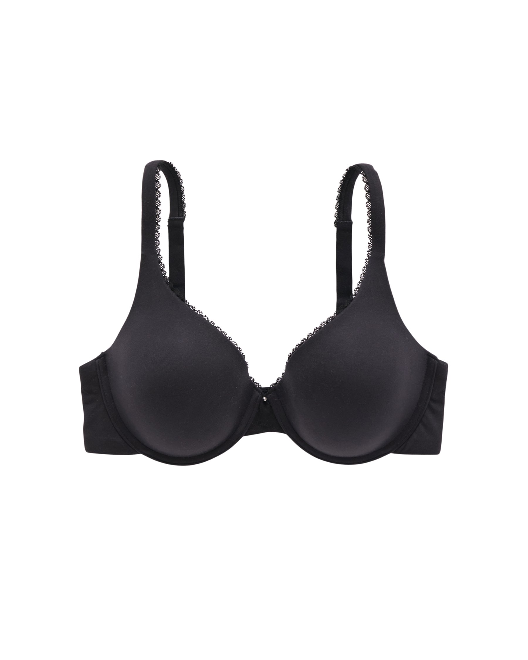 LA VIE EN ROSE Lightly Lined Memory Foam Bra Black 618-113-0-00 - View4