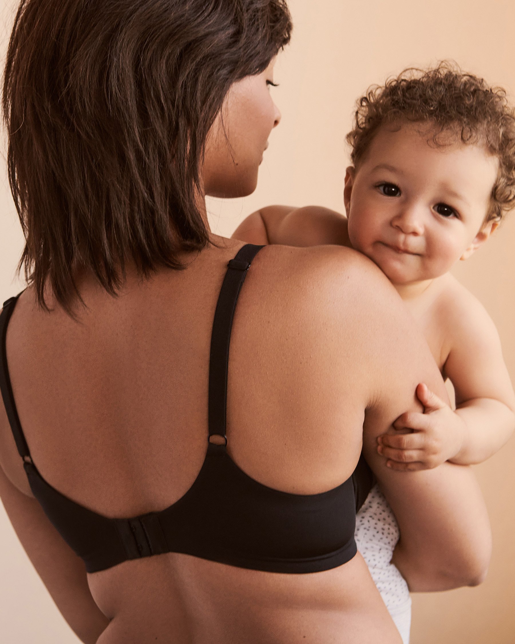 LA VIE EN ROSE Nursing Lightly Lined Bra Black 898-114-0-00 - View2