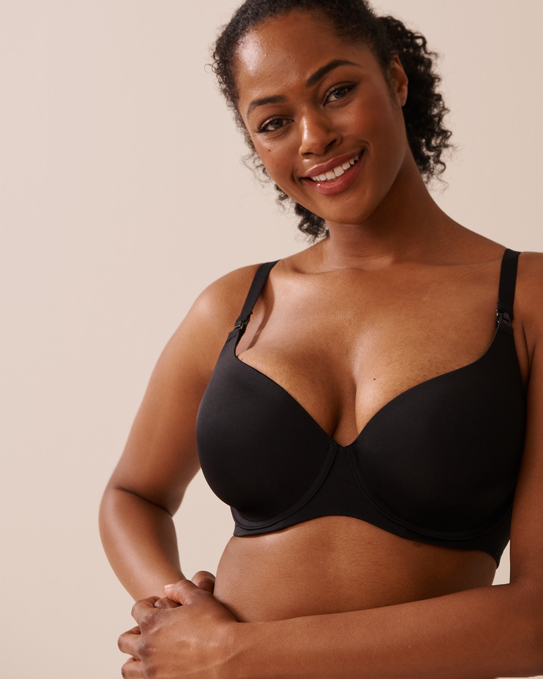 LA VIE EN ROSE Soutien-gorge allaitement doublure légère Noir 898-114-0-00 - View1