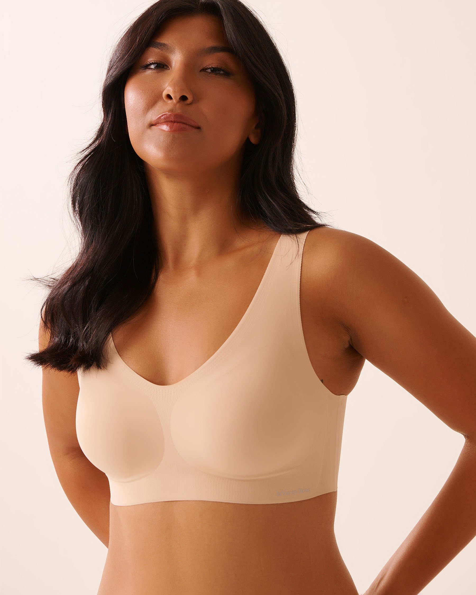 LA VIE EN ROSE Cami lounge push-up Noisette 534-113-1-00 - View1
