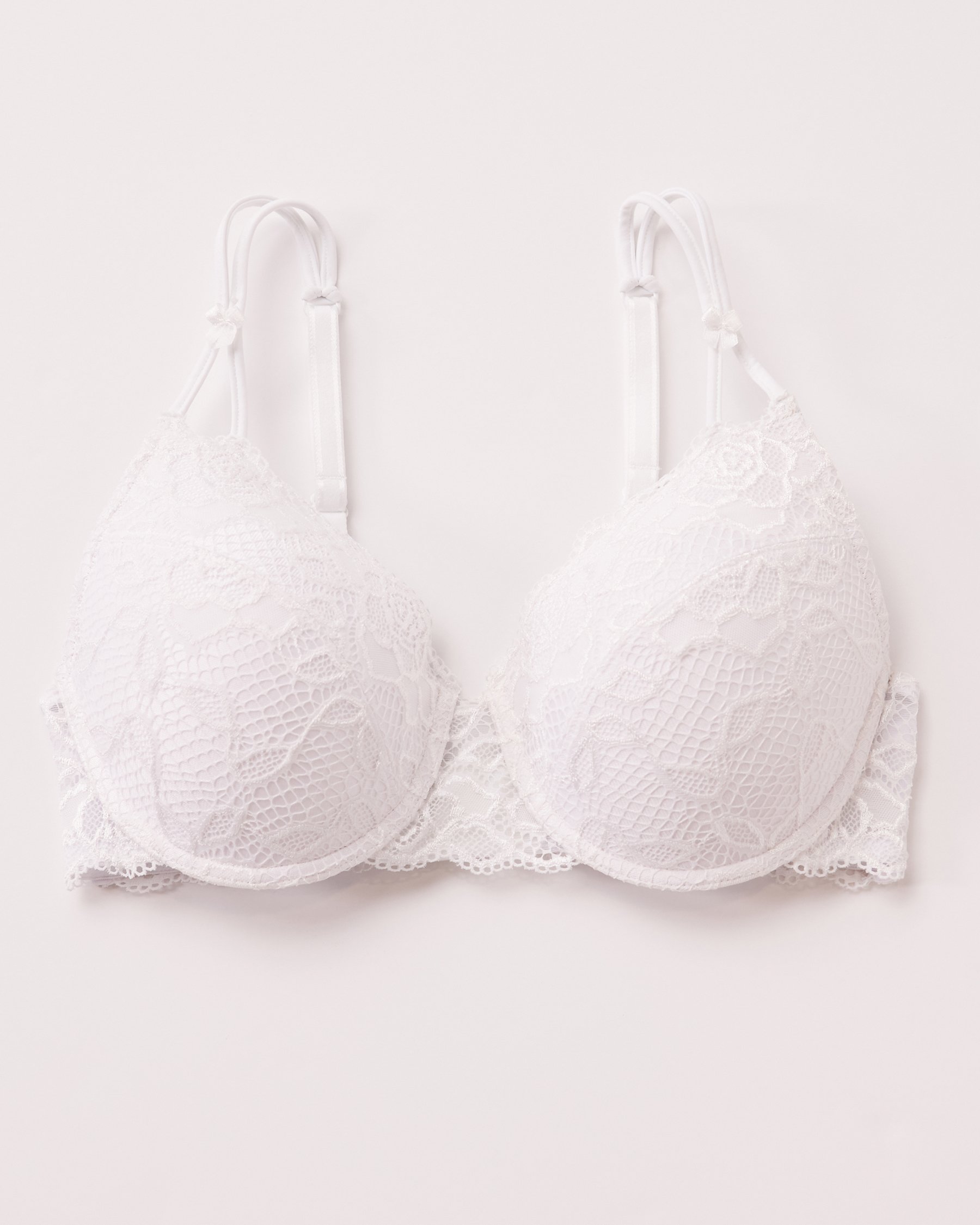 LA VIE EN ROSE Lightly Lined Mastectomy Bra White 389-110-2-00 - View2