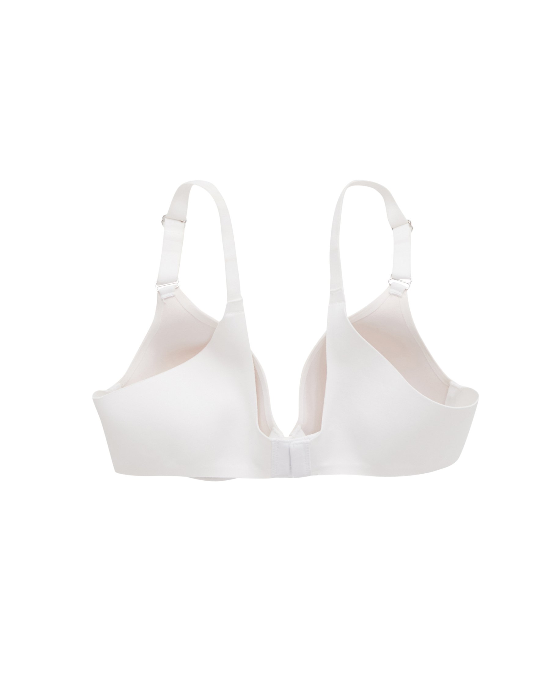 LA VIE EN ROSE Lightly Lined Sleek Back Bra White 169-113-1-00 - View8