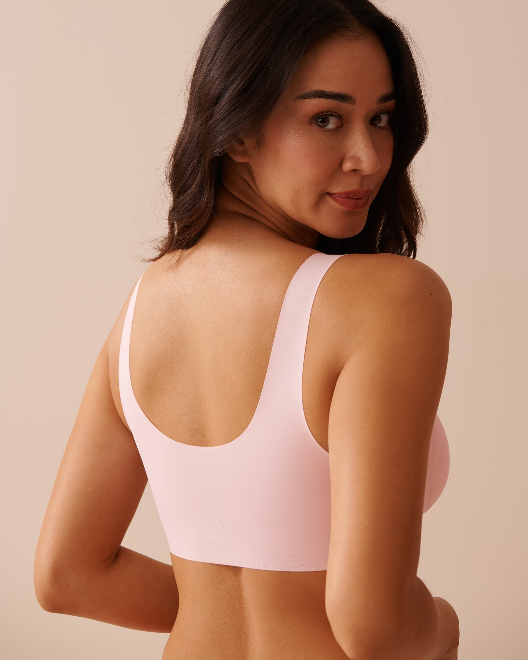 LA VIE EN ROSE Push-up Lounge Tank Bra Pink 534-113-1-00 - View2
