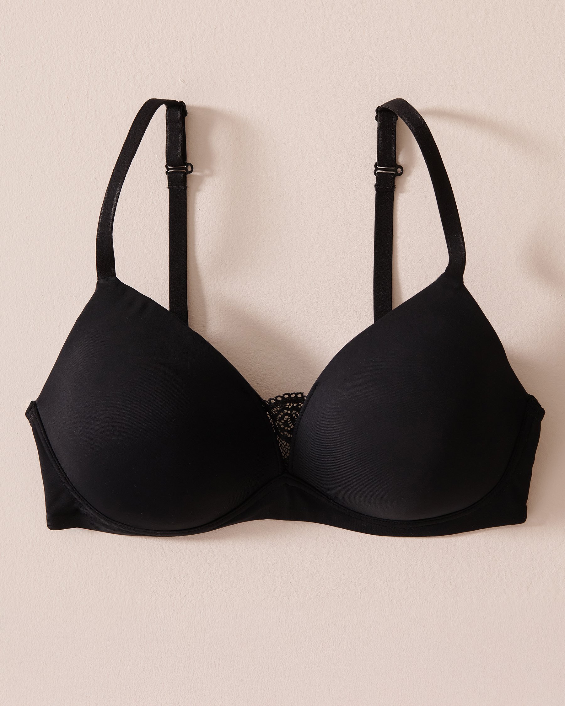 LA VIE EN ROSE Soutien-gorge mastectomie doublure légère sans armatures Noir 389-110-4-00 - View1