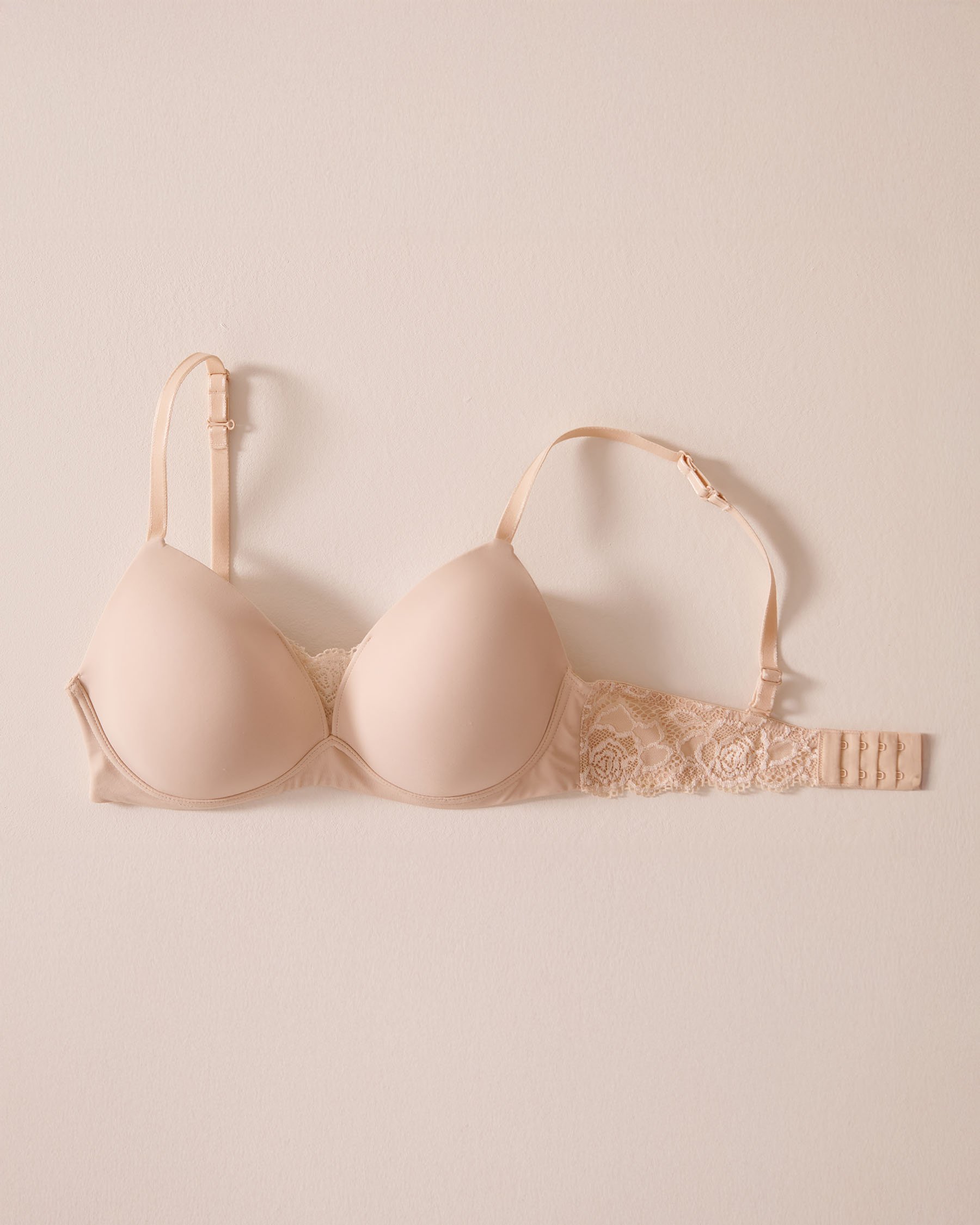 LA VIE EN ROSE Soutien-gorge mastectomie doublure légère sans armatures Champagne 389-110-4-00 - View5