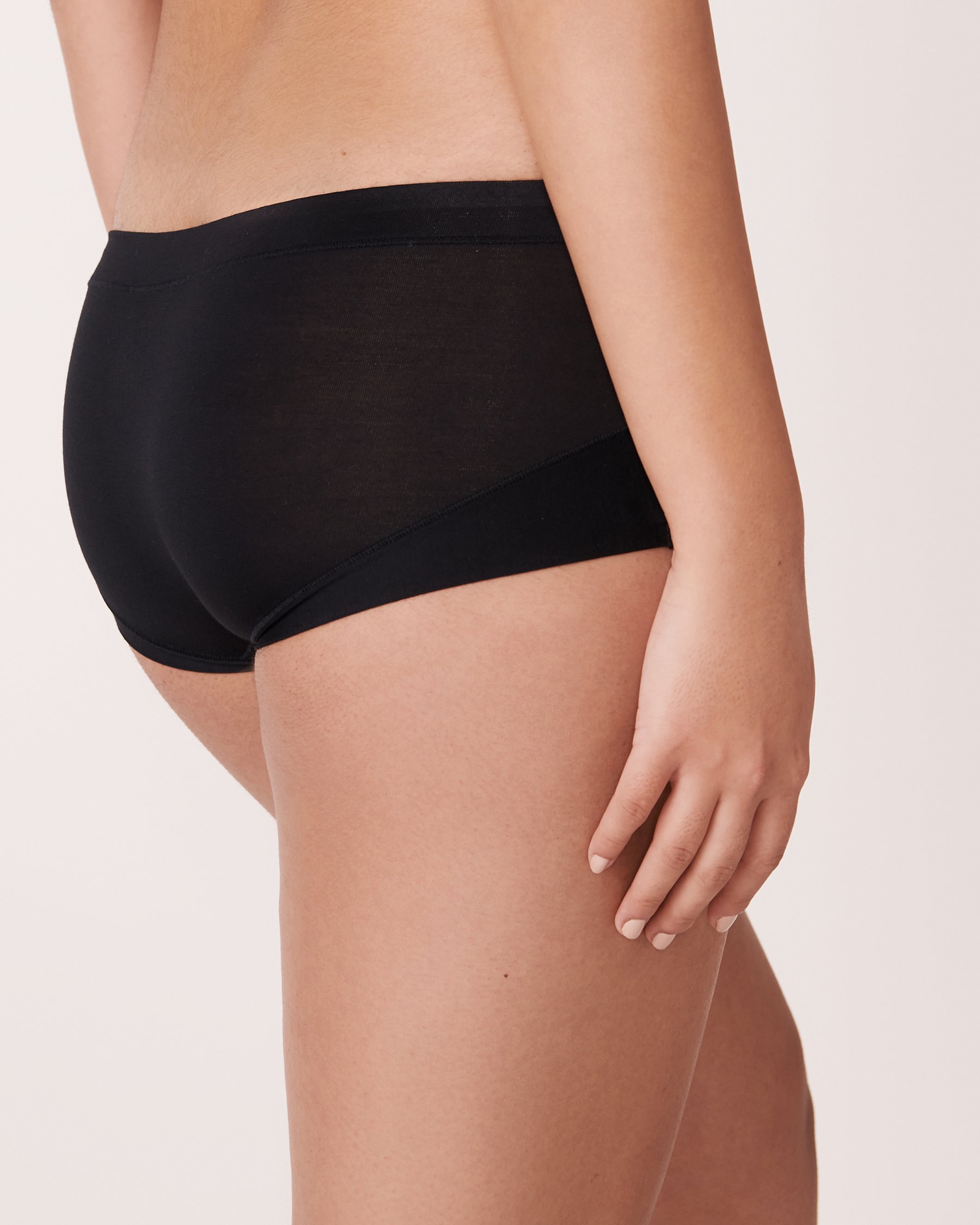 LA VIE EN ROSE 5-Pack Modal Boyleg Panty Black/Shadow Grey 20200450 - View5