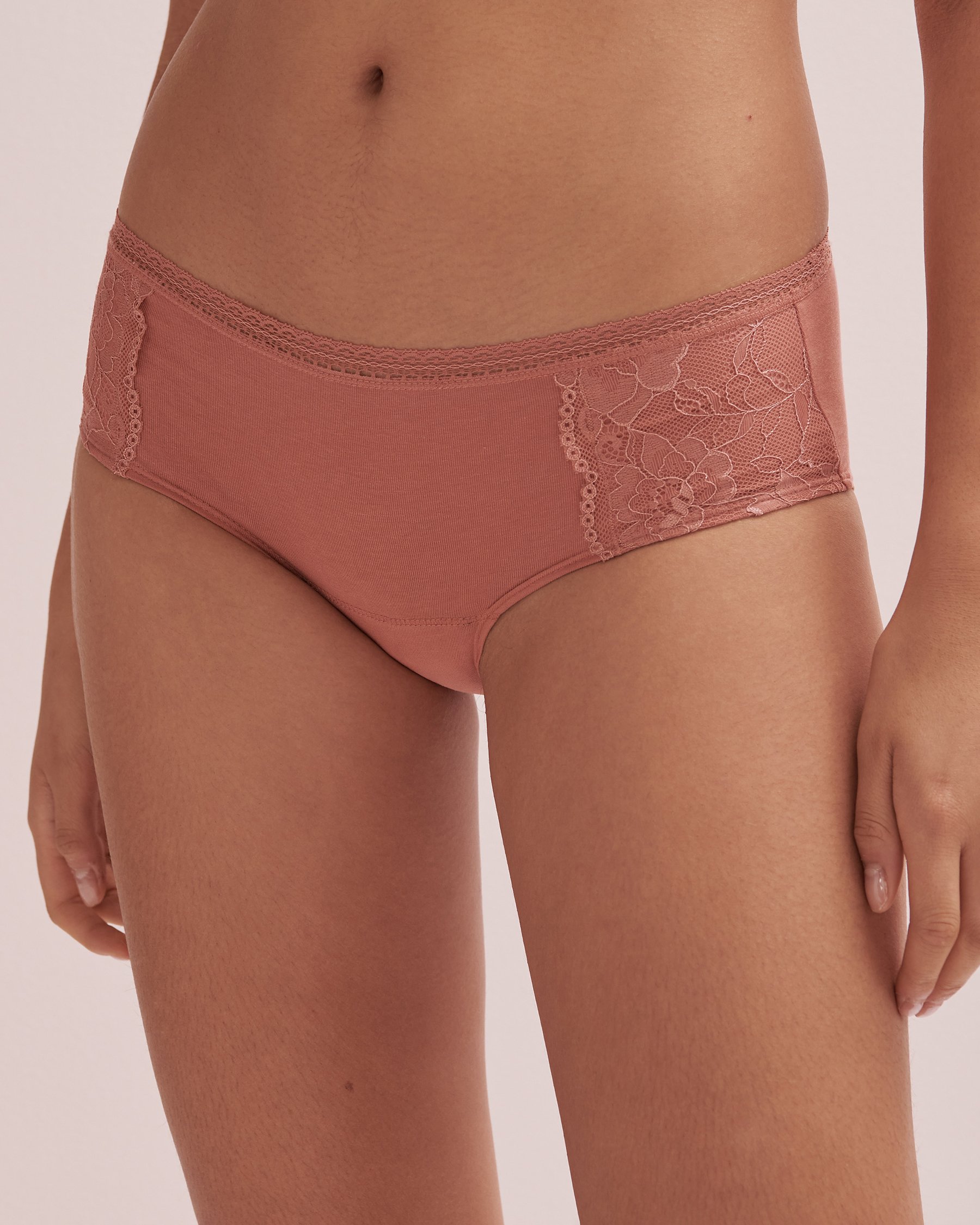 Super Absorbency Cotton Hiphugger Period Panty Peach 20300189 - View3