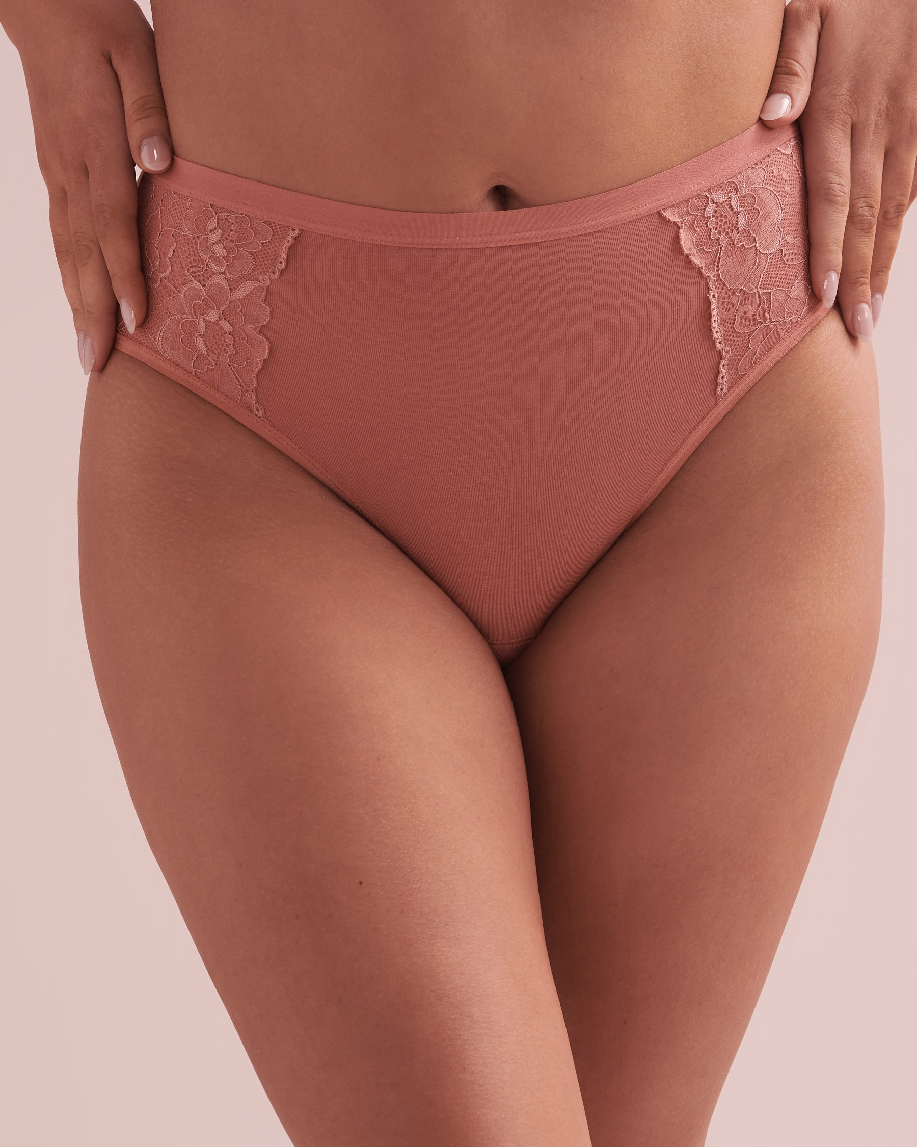 Super Absorbency Cotton High Waist Bikini Period Panty Peach 20300190 - View4