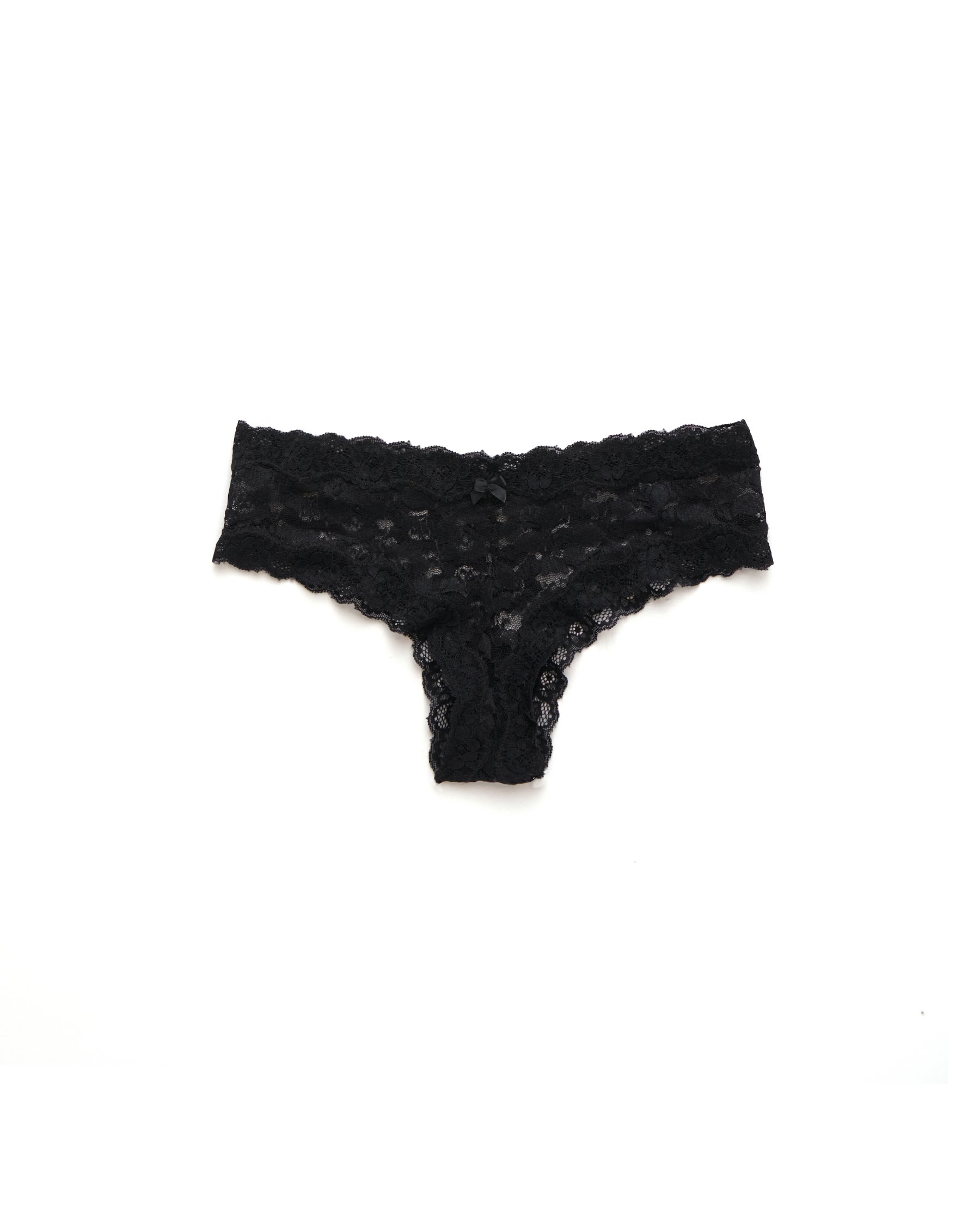 LA VIE EN ROSE Culotte cheeky dentelle Noir 328-225-0-00 - Voir3