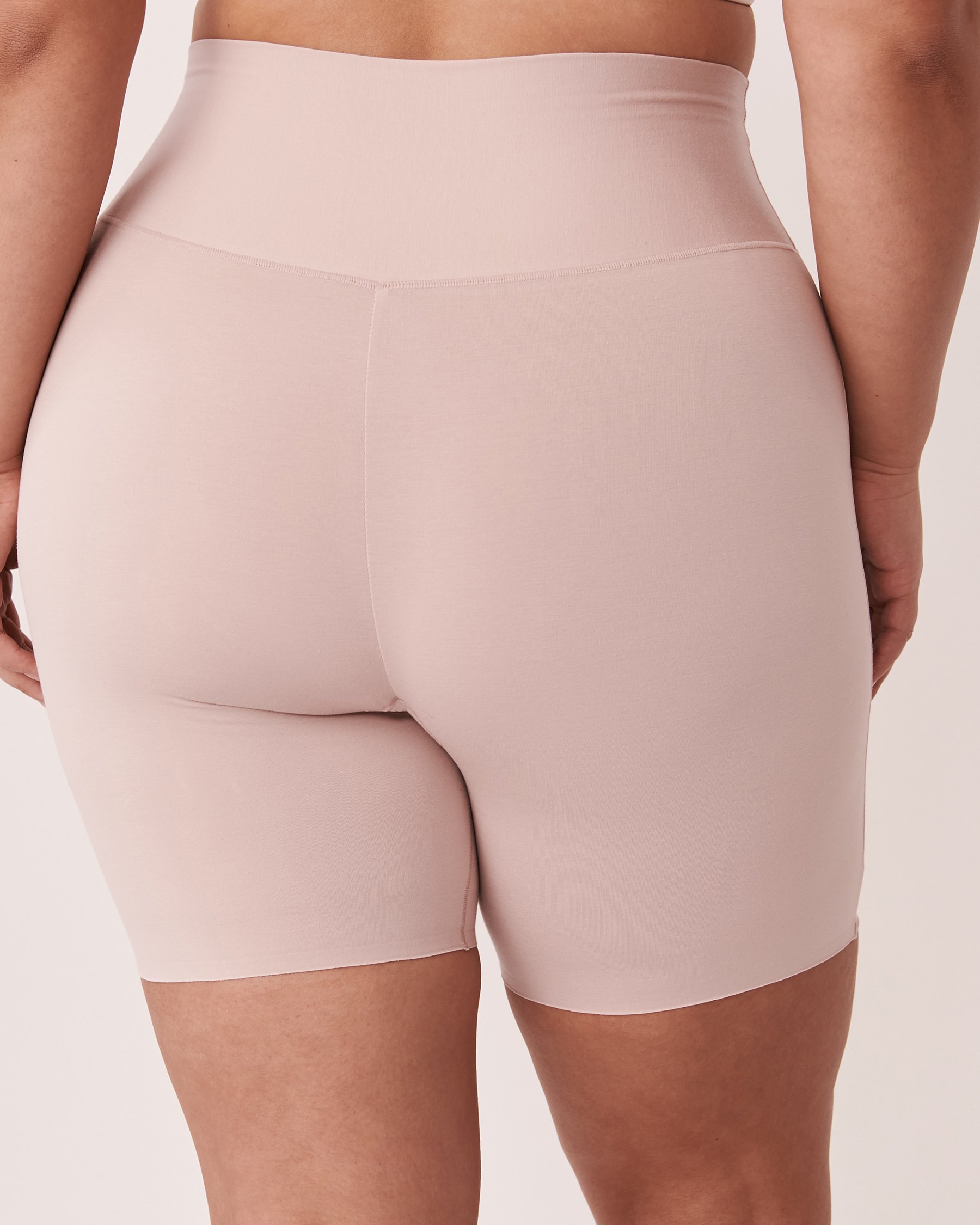 LA VIE EN ROSE Cotton Shaping Shorts Shadow grey 30200001 - View2